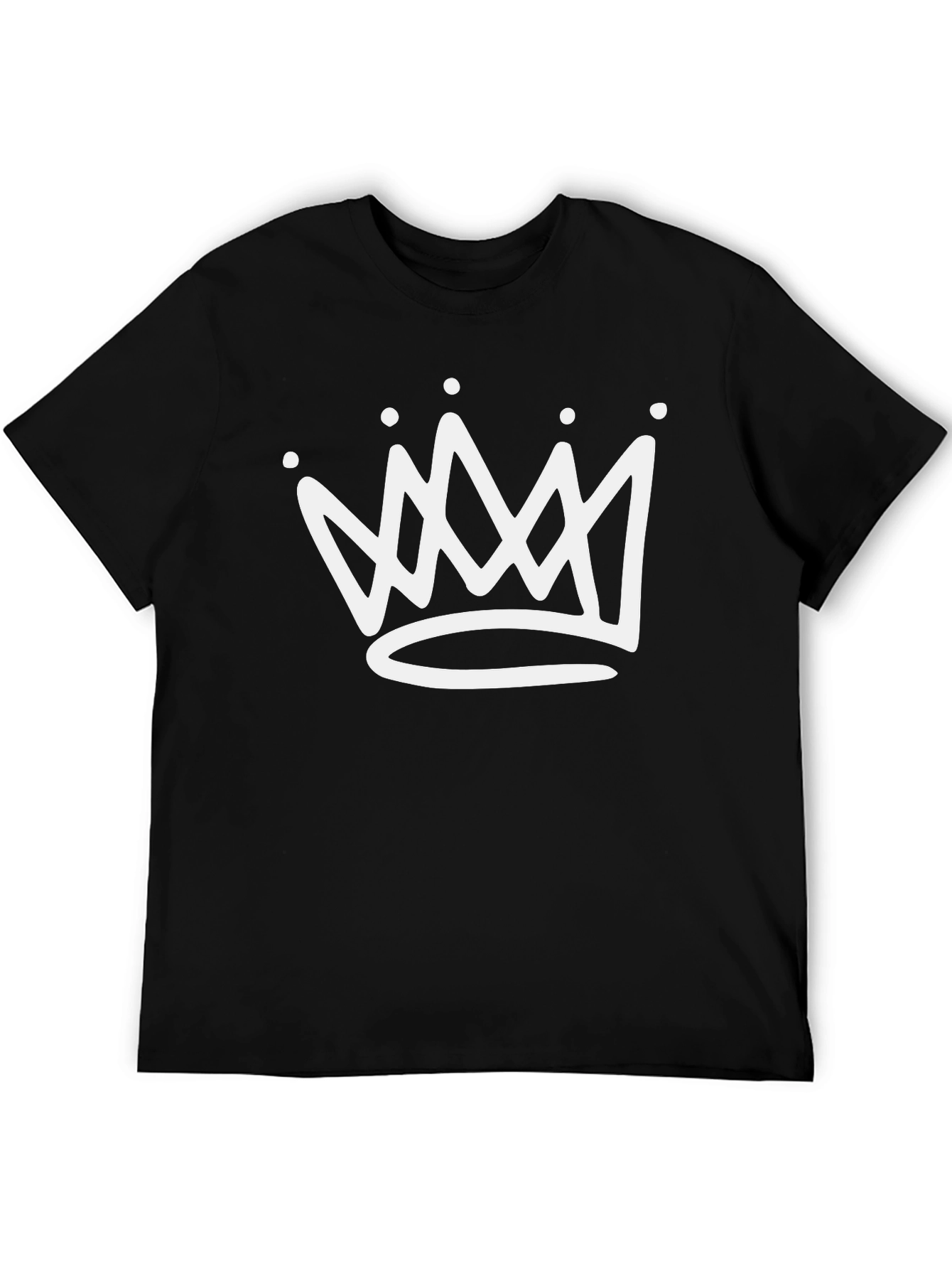 Crown Graphic Tee - Modern Streetwear Shirt