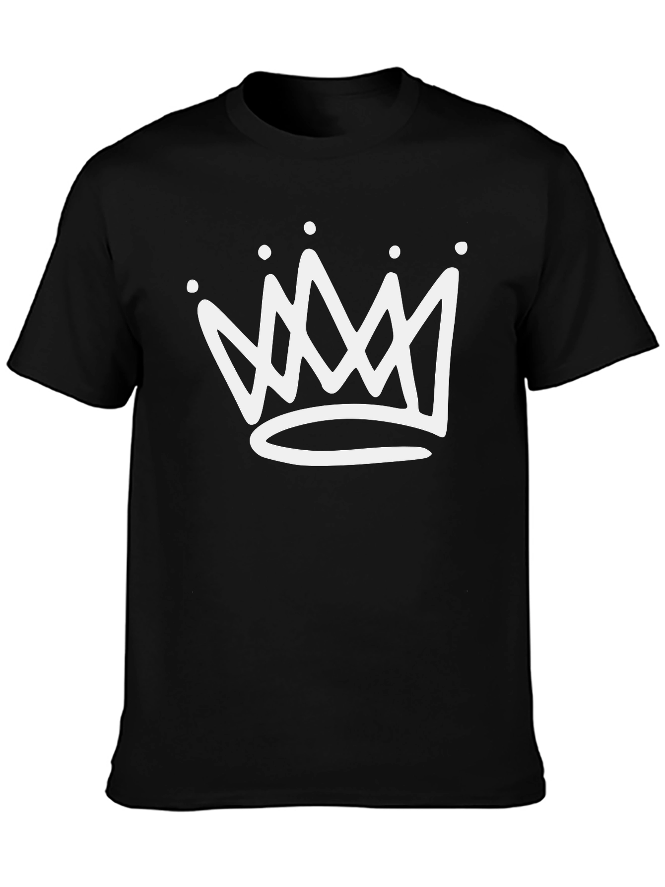 Crown Graphic Tee - Modern Streetwear Shirt