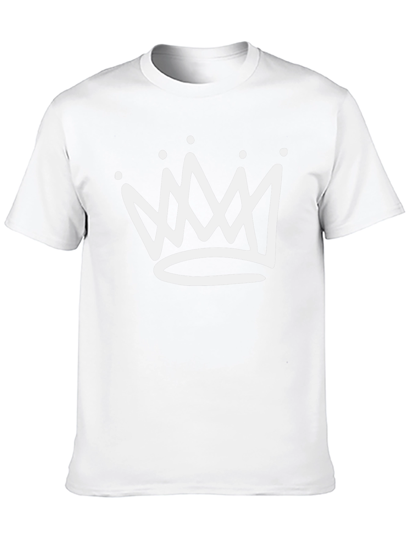 Crown Graphic Tee - Modern Streetwear Shirt
