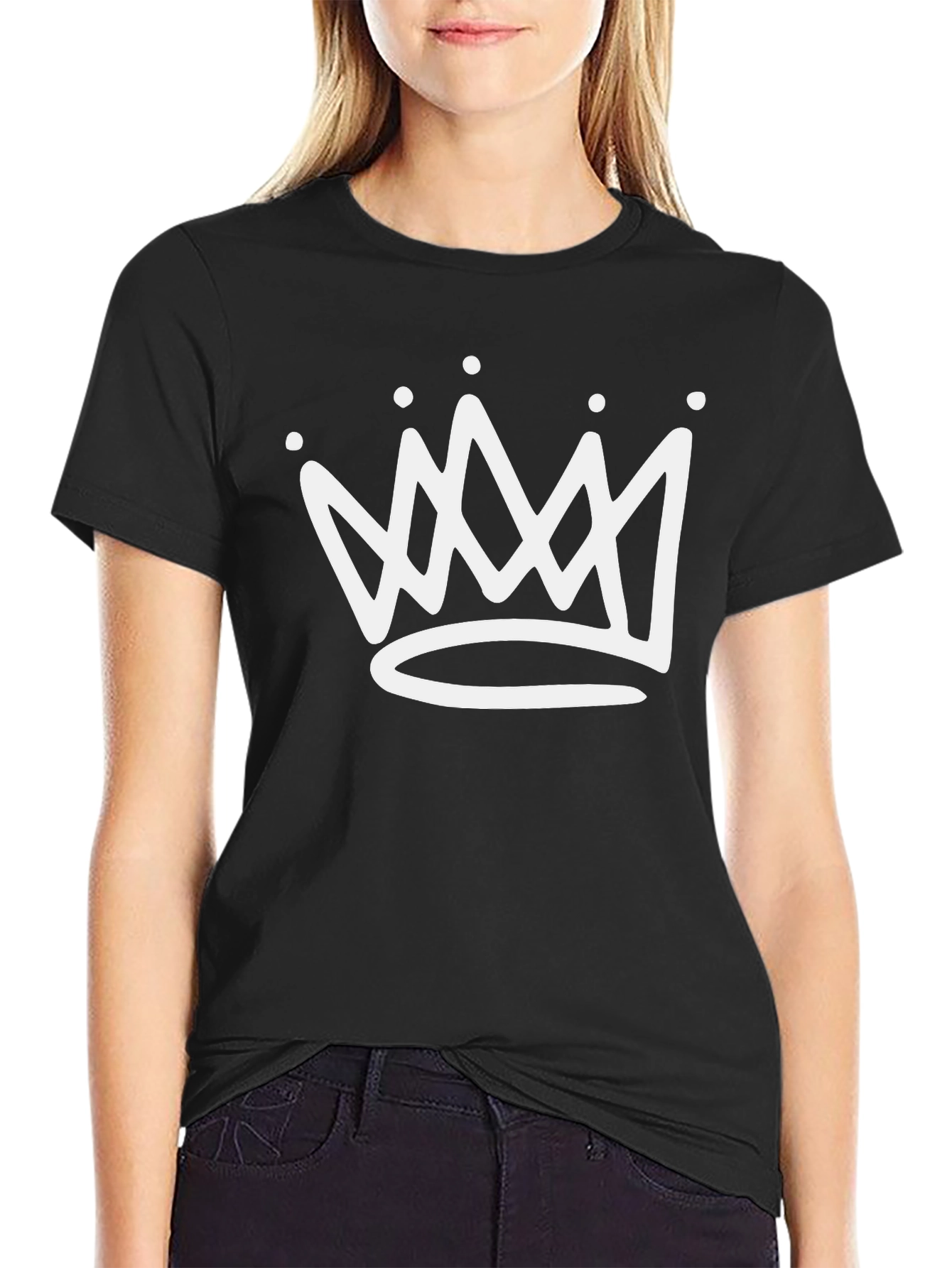 Crown Graphic Tee - Modern Streetwear Shirt