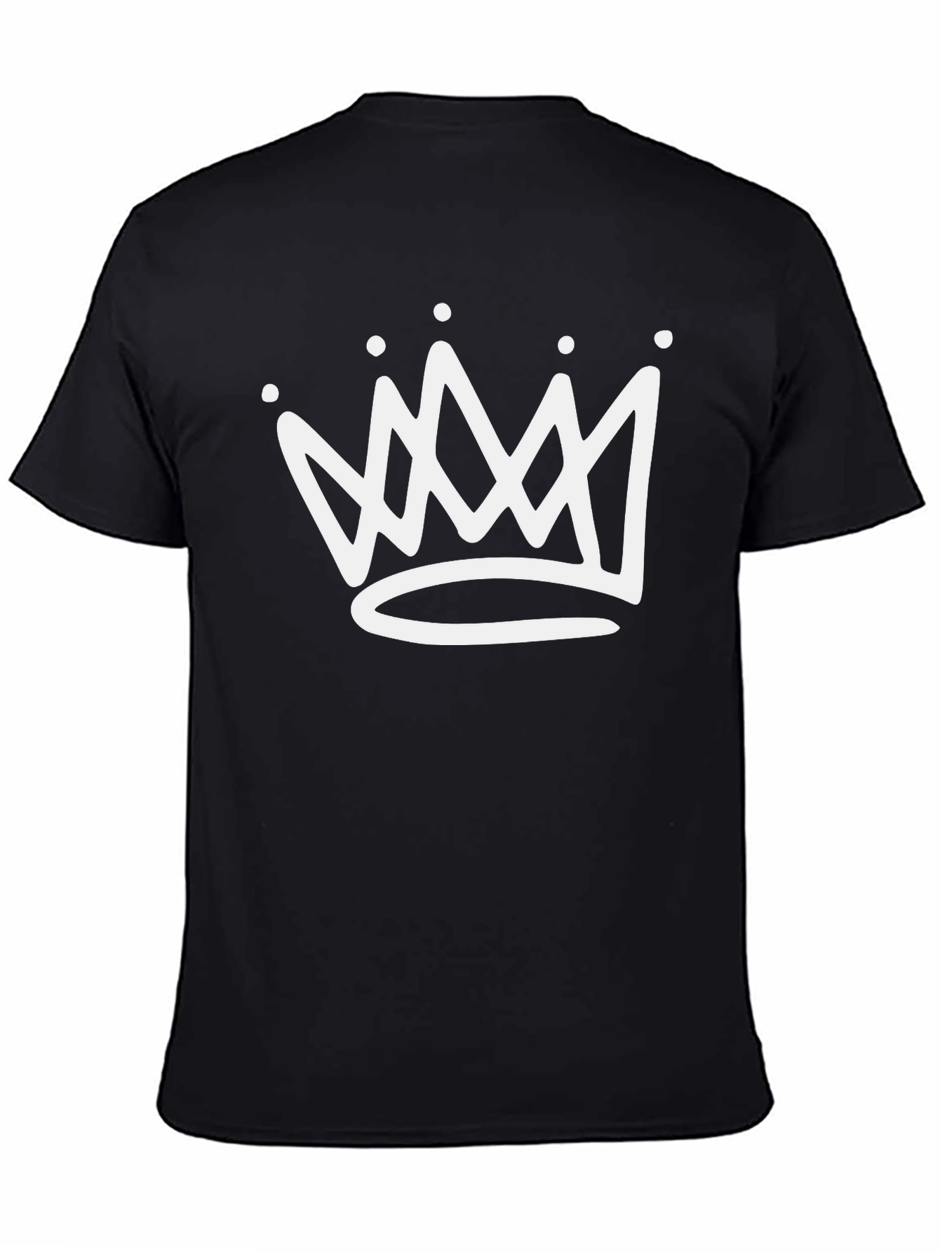 Crown Graphic Tee - Modern Streetwear Shirt