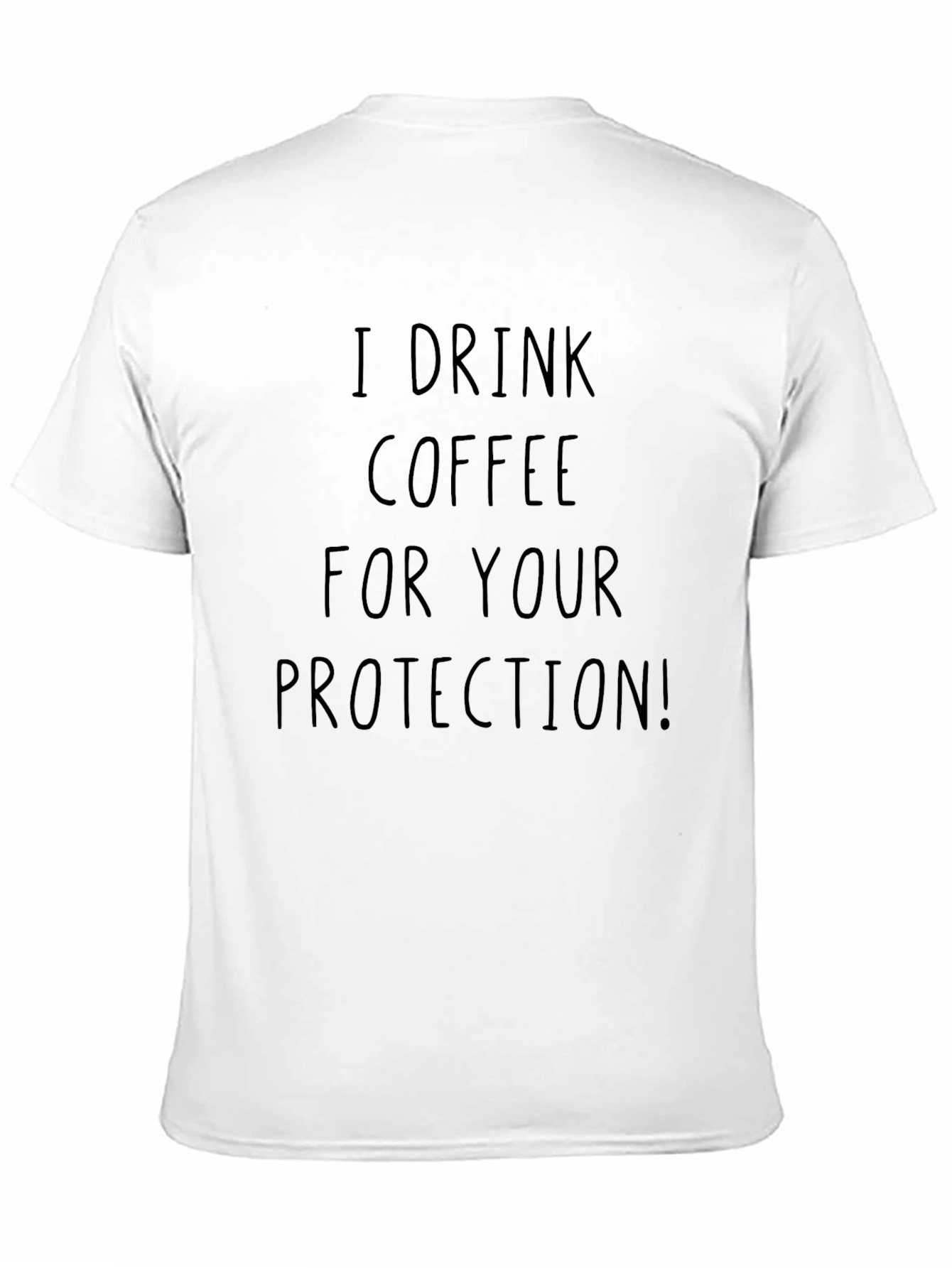 Coffee Protection Tee - Funny Graphic T-Shirt