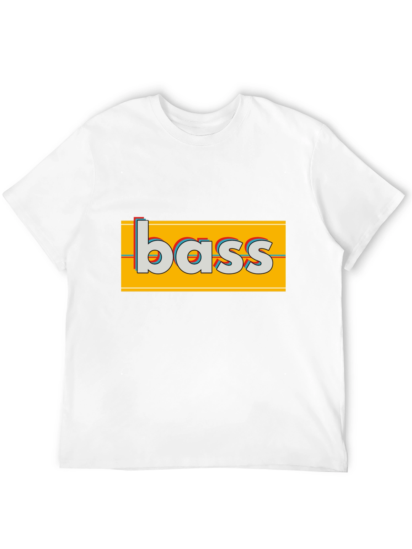 Bass Graphic T-Shirt - Retro Style