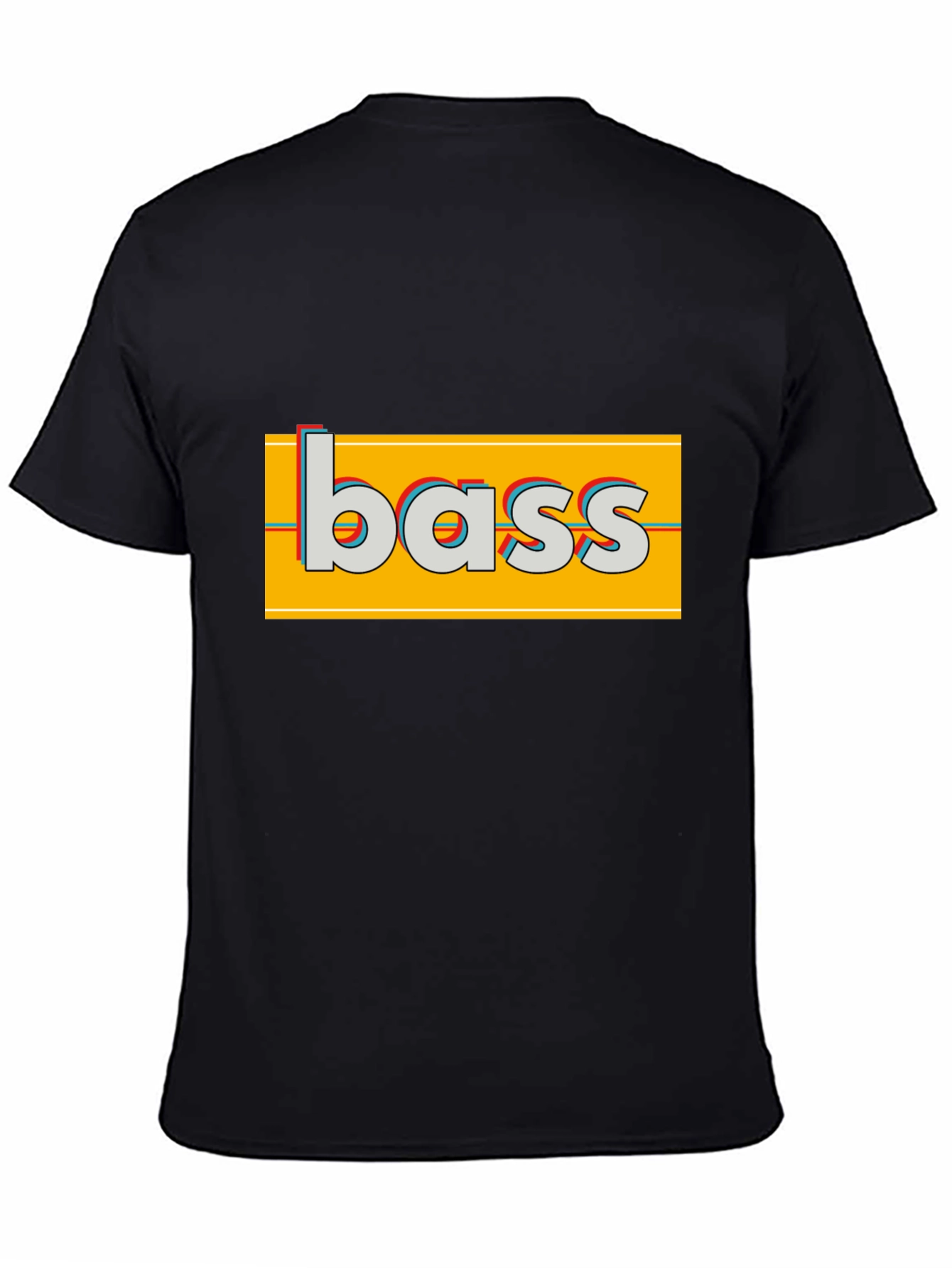 Bass Graphic T-Shirt - Retro Style