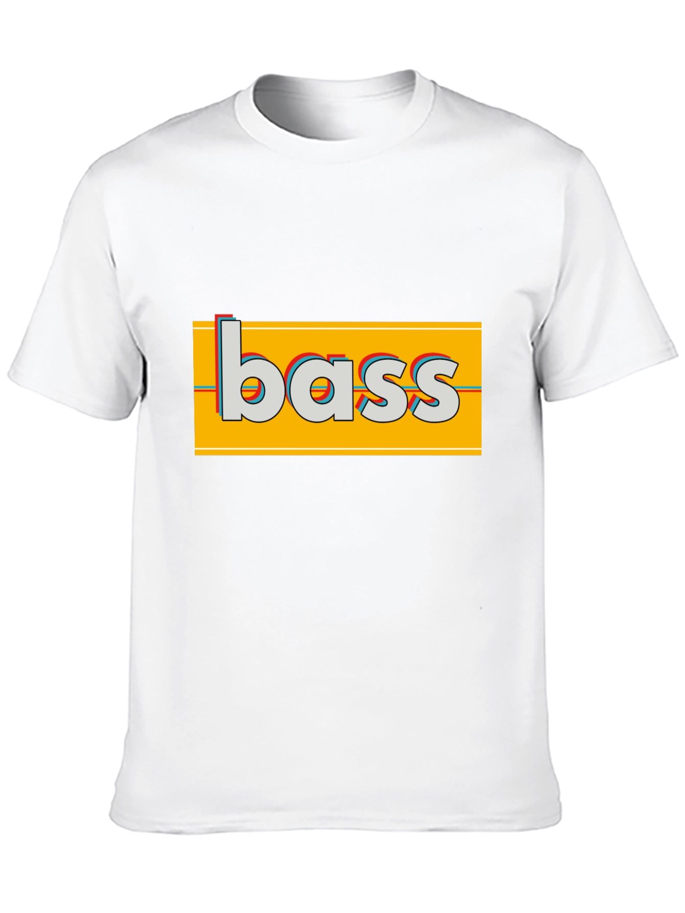 Bass Graphic T-Shirt - Retro Style