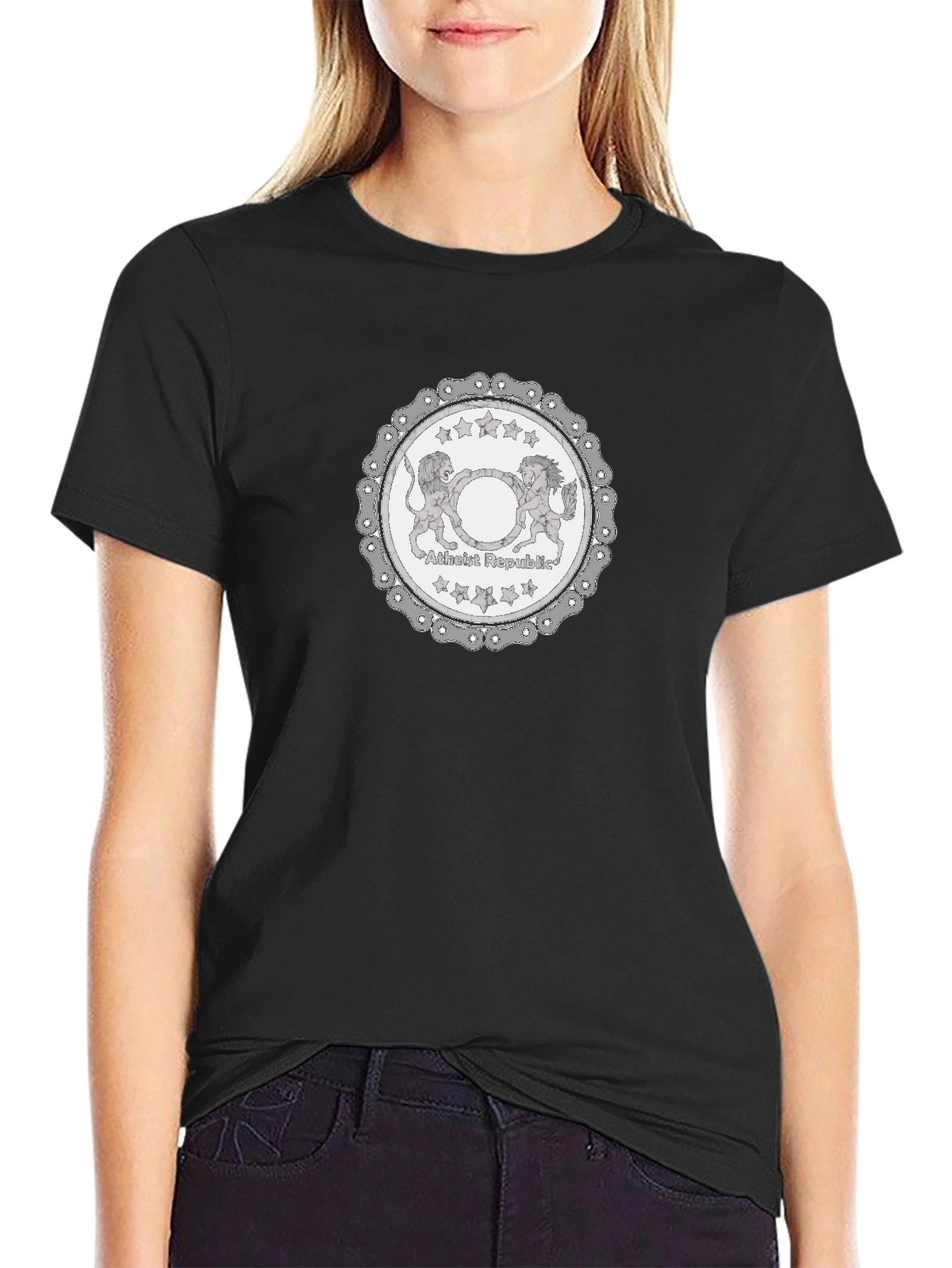 Atheist Republic Graphic T-Shirt - Black