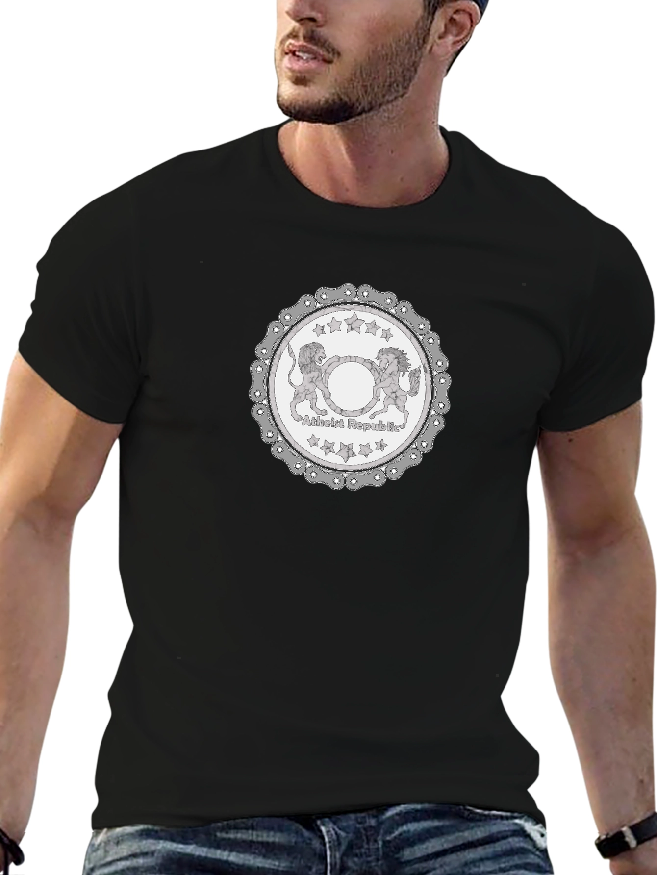 Atheist Republic Graphic T-Shirt - Black