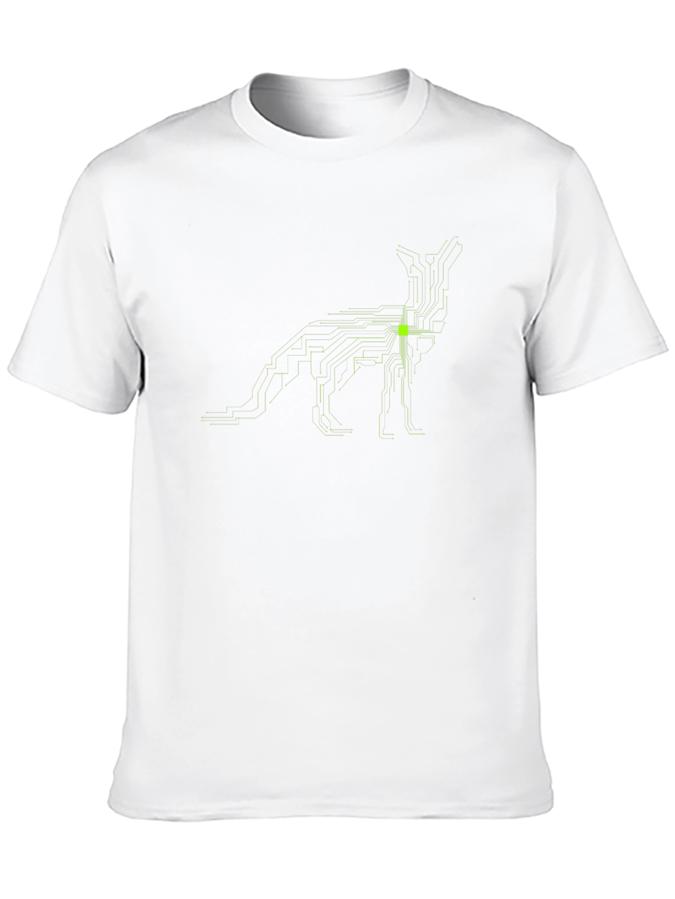 Tech Fox Graphic Tee - Black