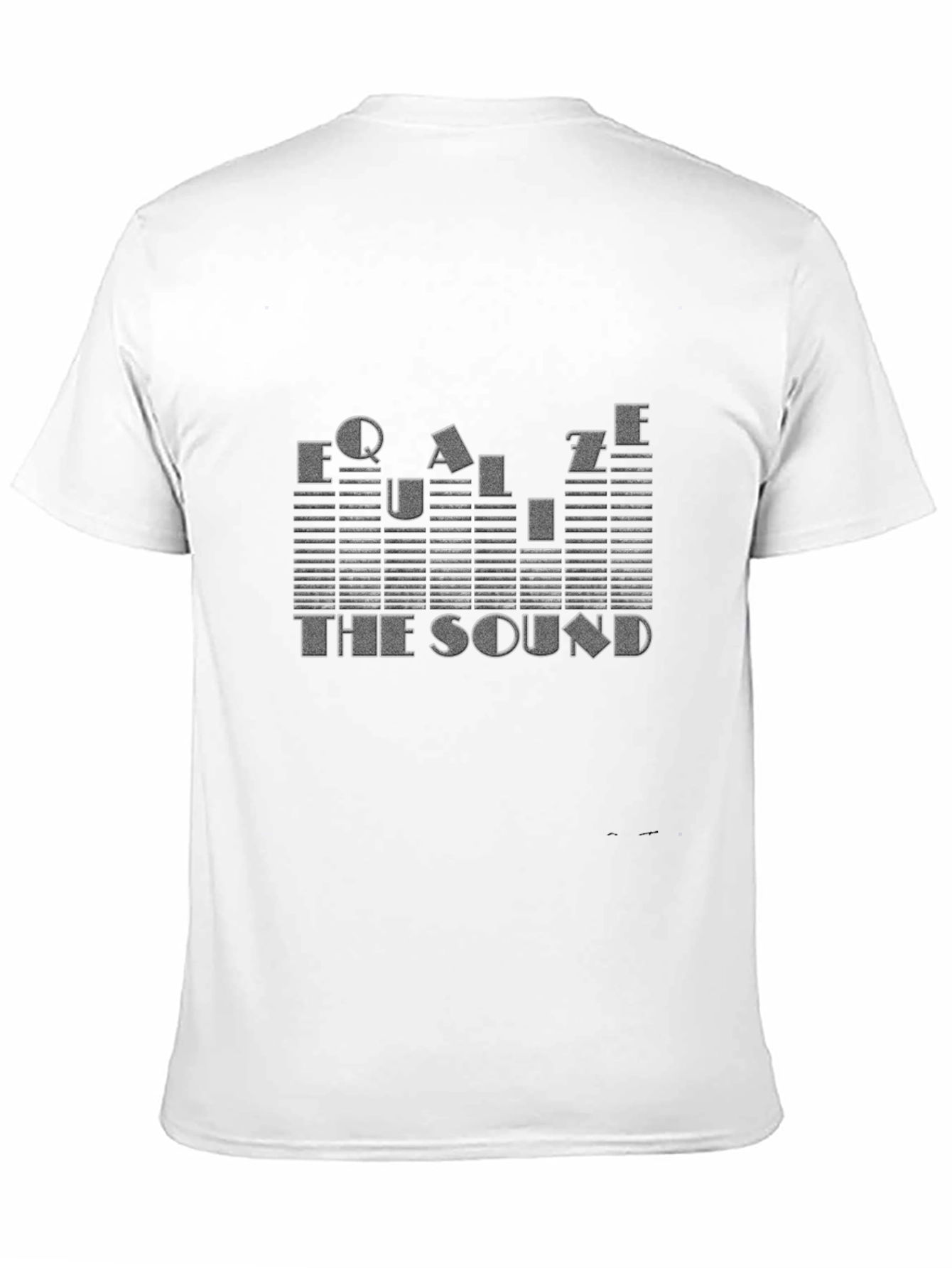 Equalize The Sound Graphic T-Shirt - Black