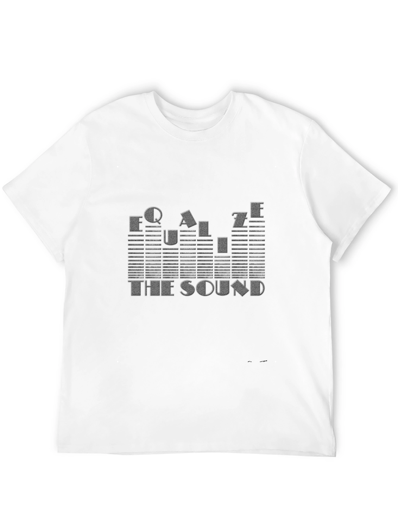 Equalize The Sound Graphic T-Shirt - Black