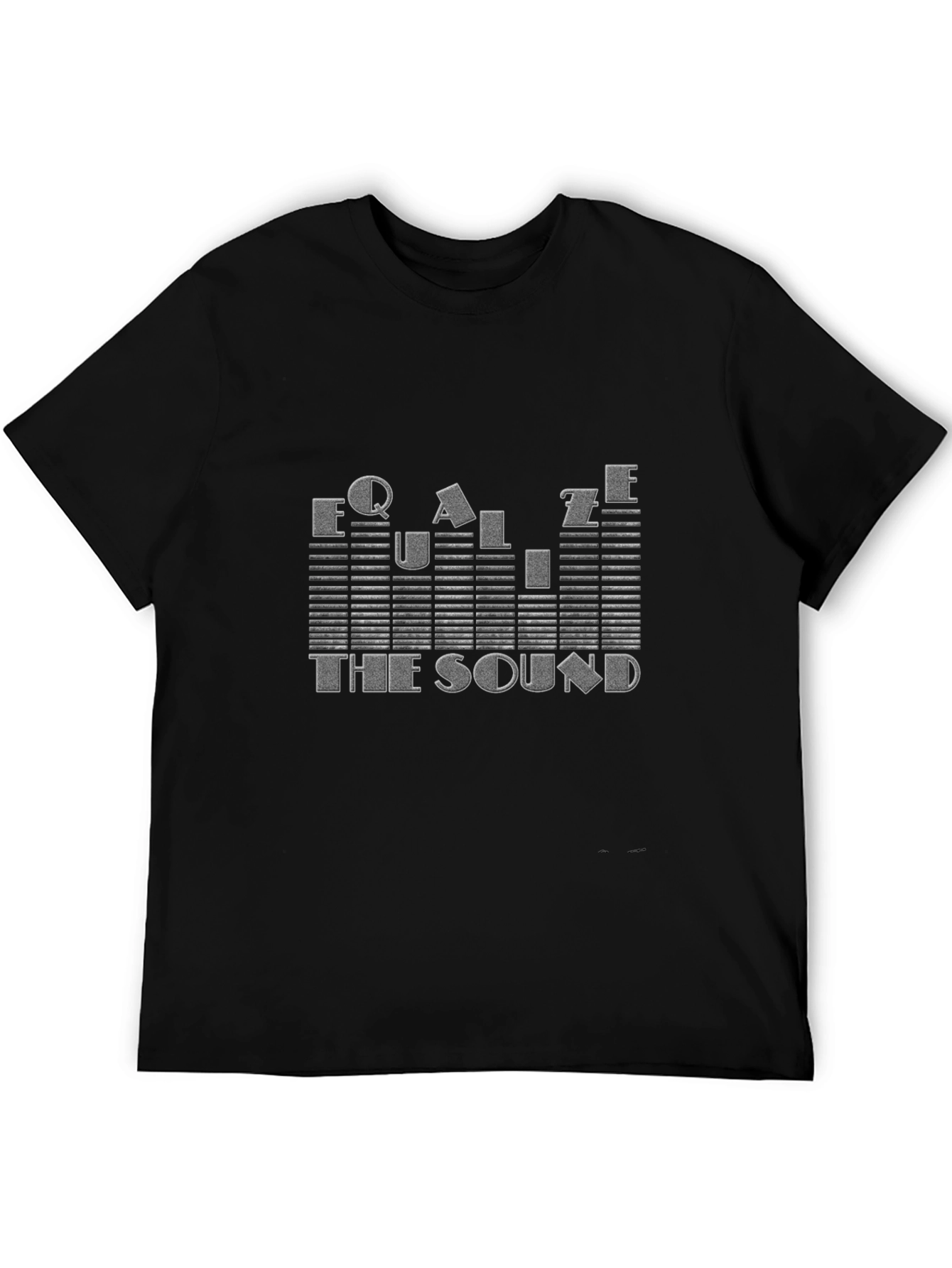 Equalize The Sound Graphic T-Shirt - Black