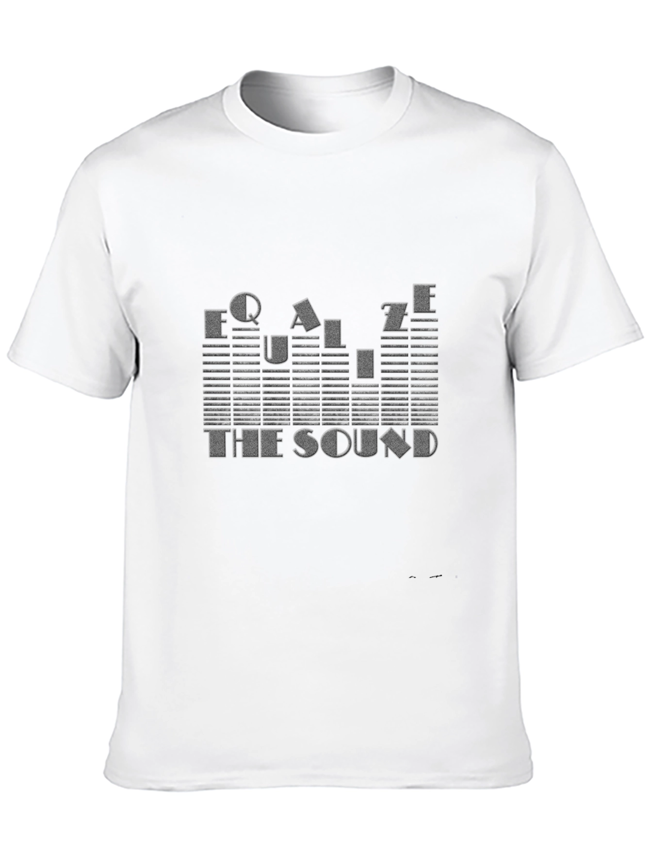 Equalize The Sound Graphic T-Shirt - Black