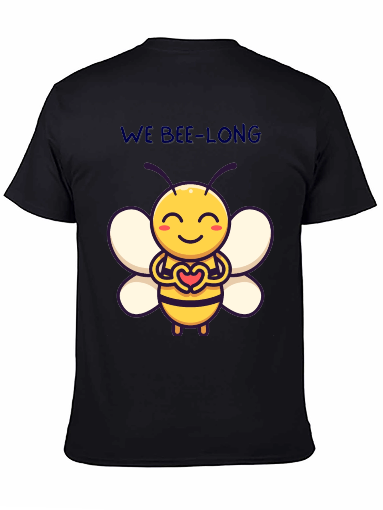 We Bee-Long Cute Bee Graphic T-Shirt