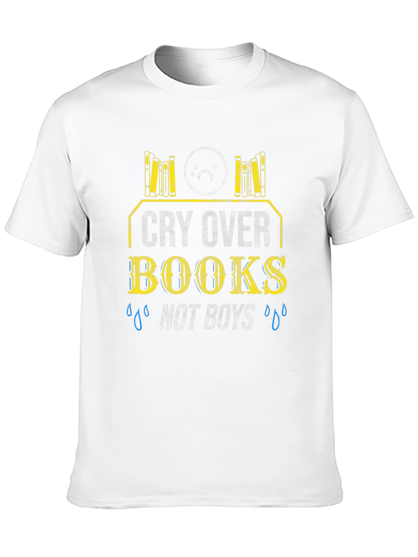 Cry Over Books Graphic T-Shirt