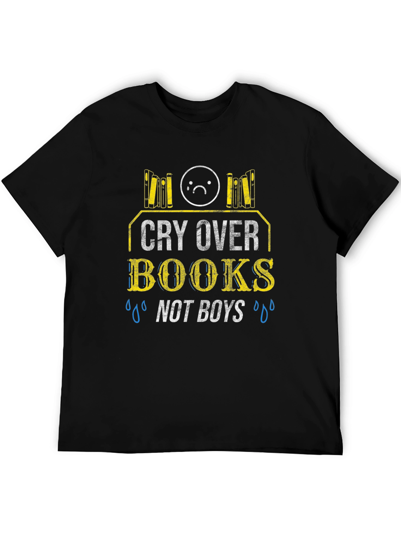 Cry Over Books Graphic T-Shirt