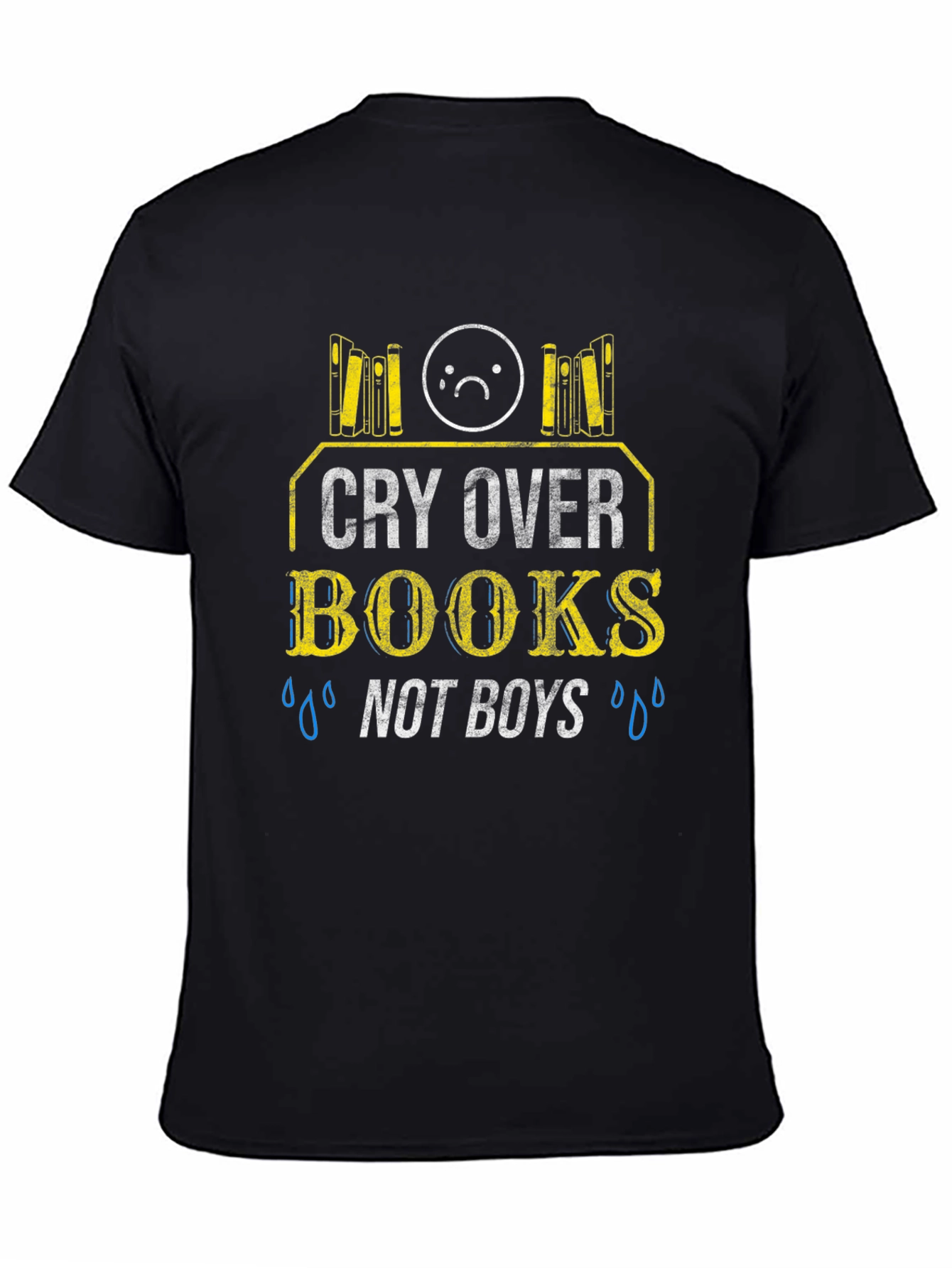 Cry Over Books Graphic T-Shirt