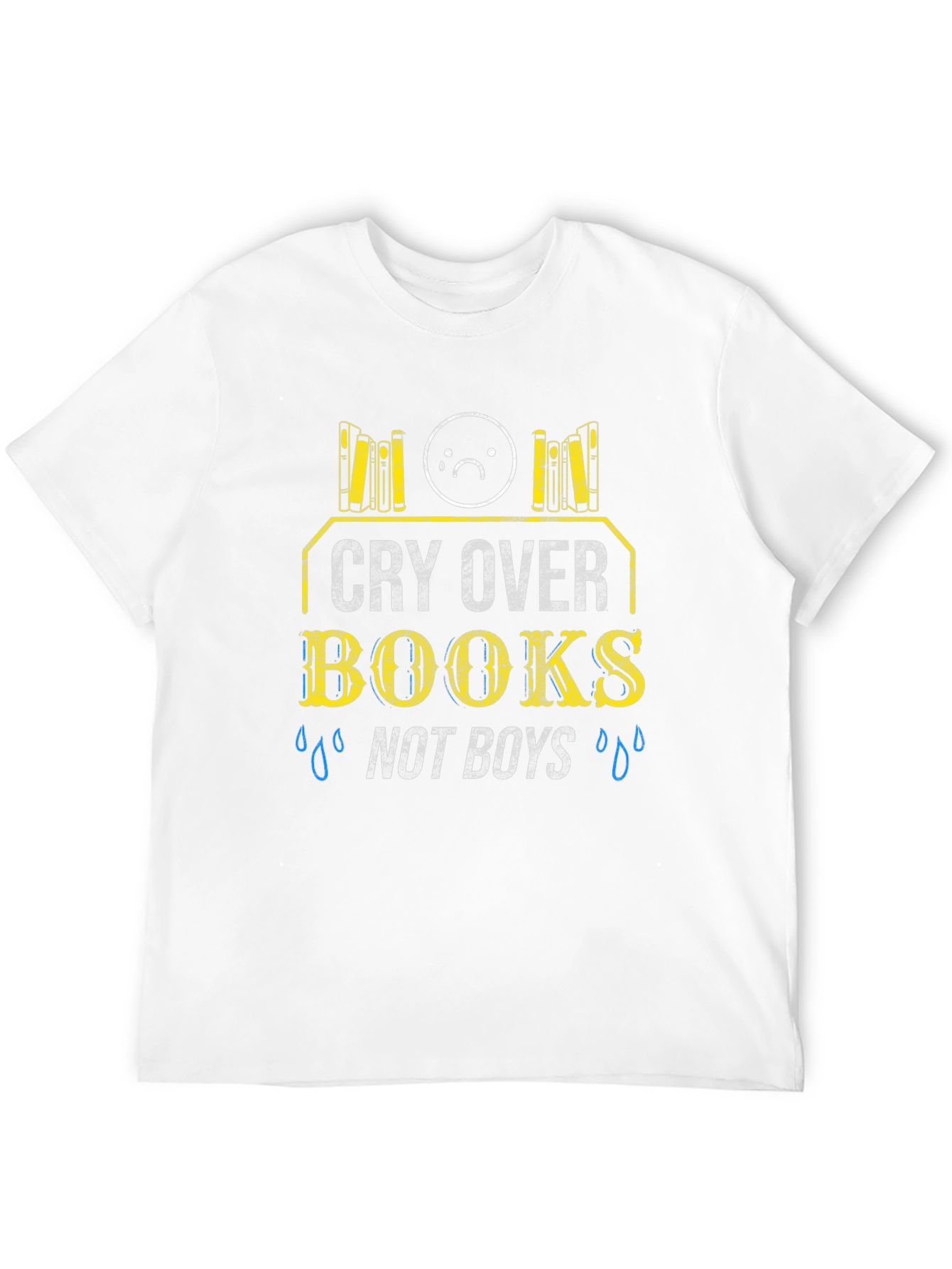Cry Over Books Graphic T-Shirt