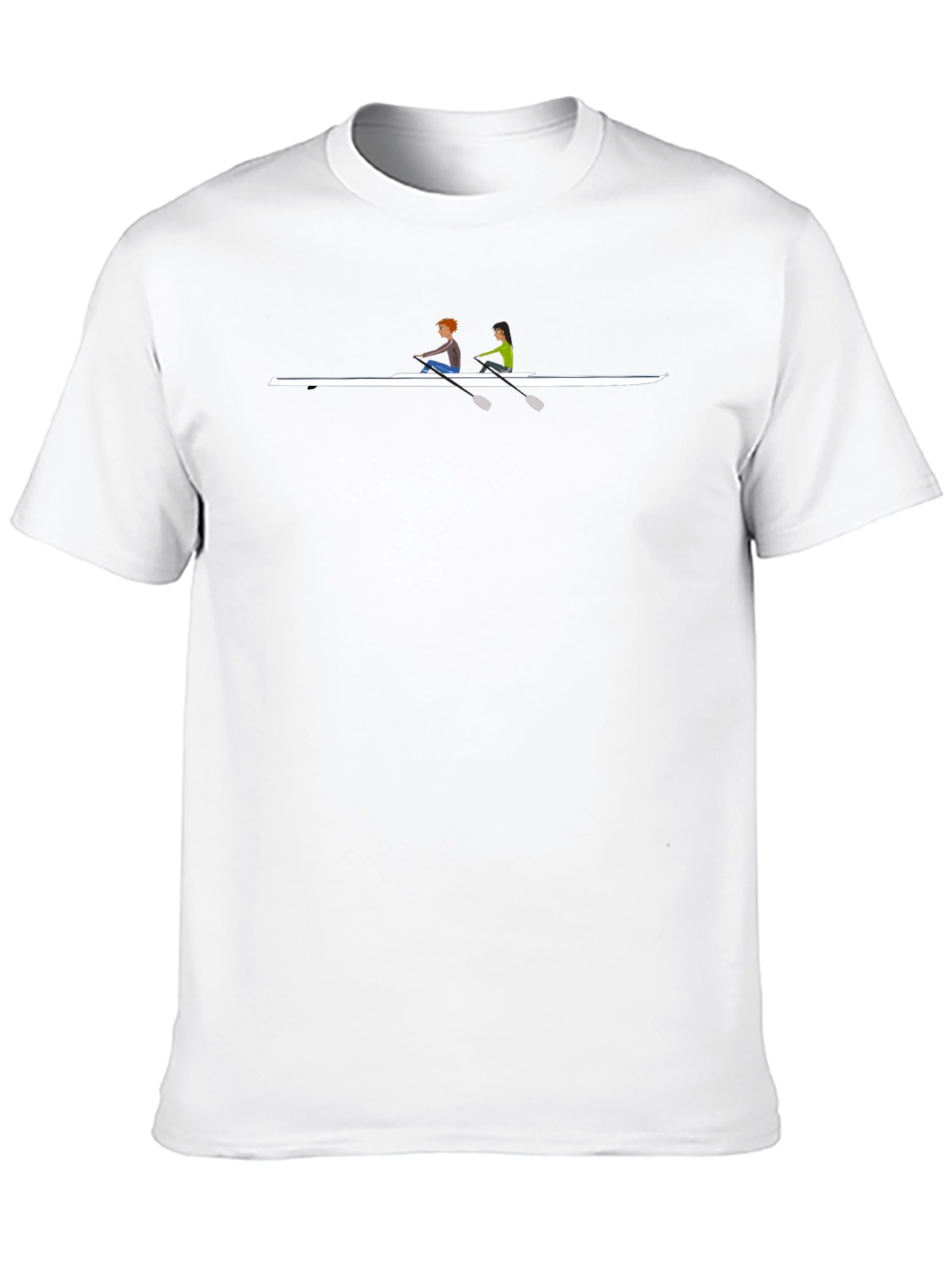 Rowing Team Black T-Shirt