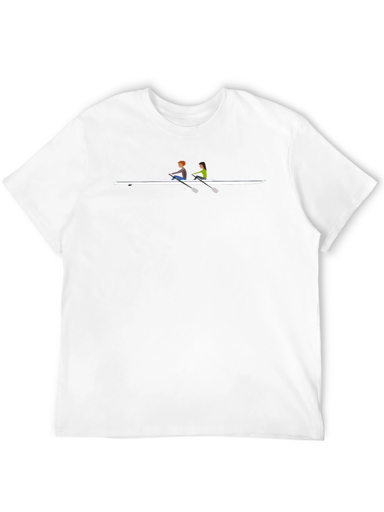 Rowing Team Black T-Shirt