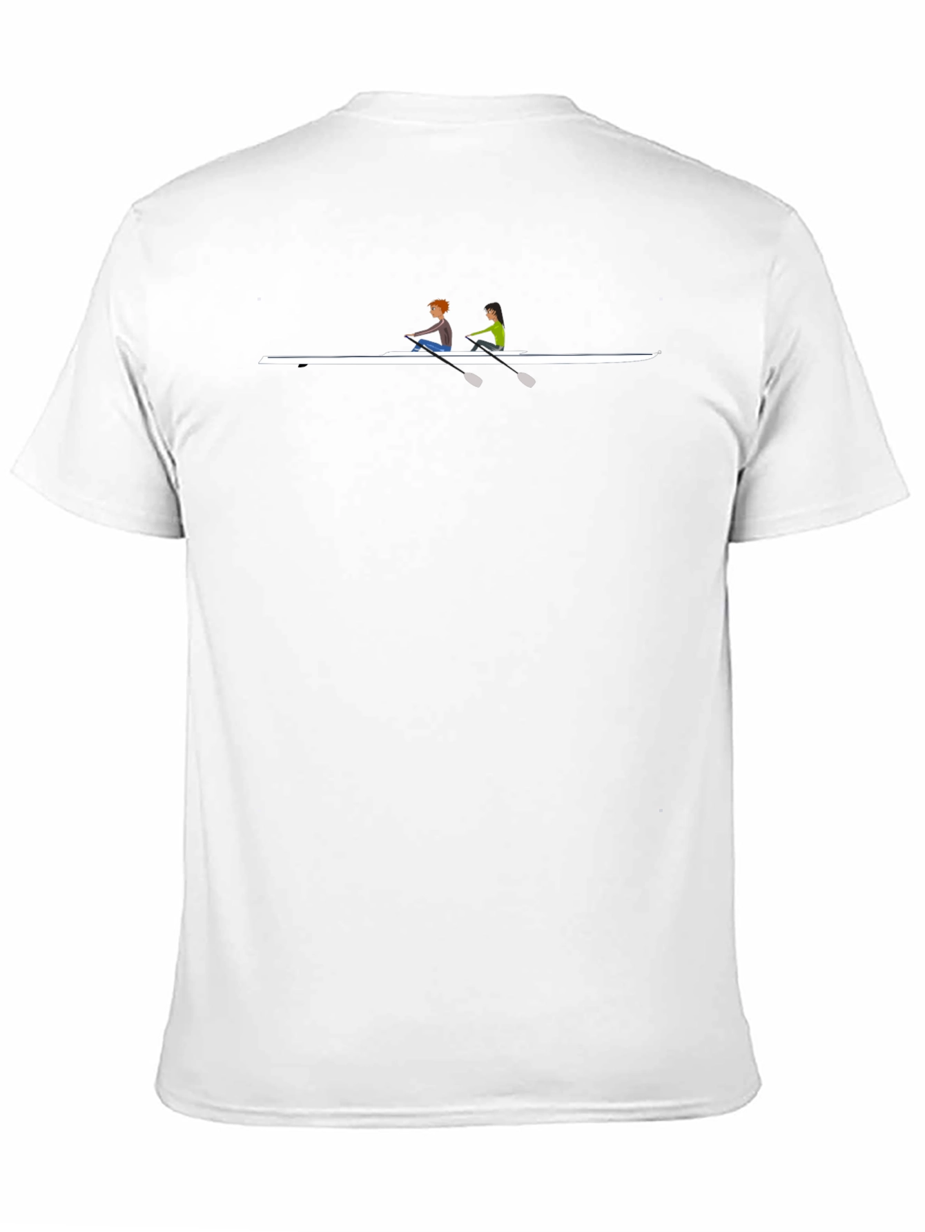 Rowing Team Black T-Shirt