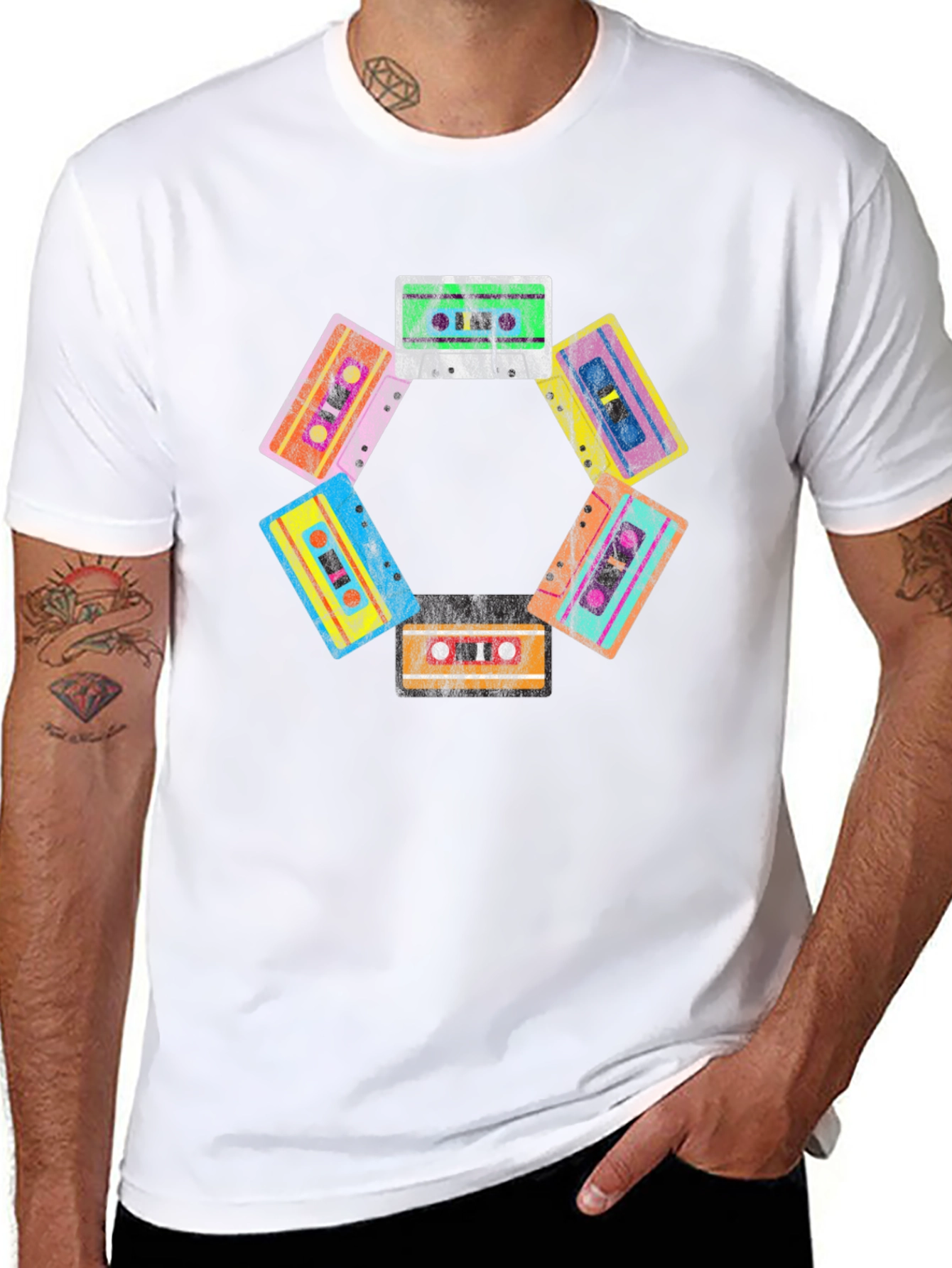 Retro Cassette Tape Graphic Tee