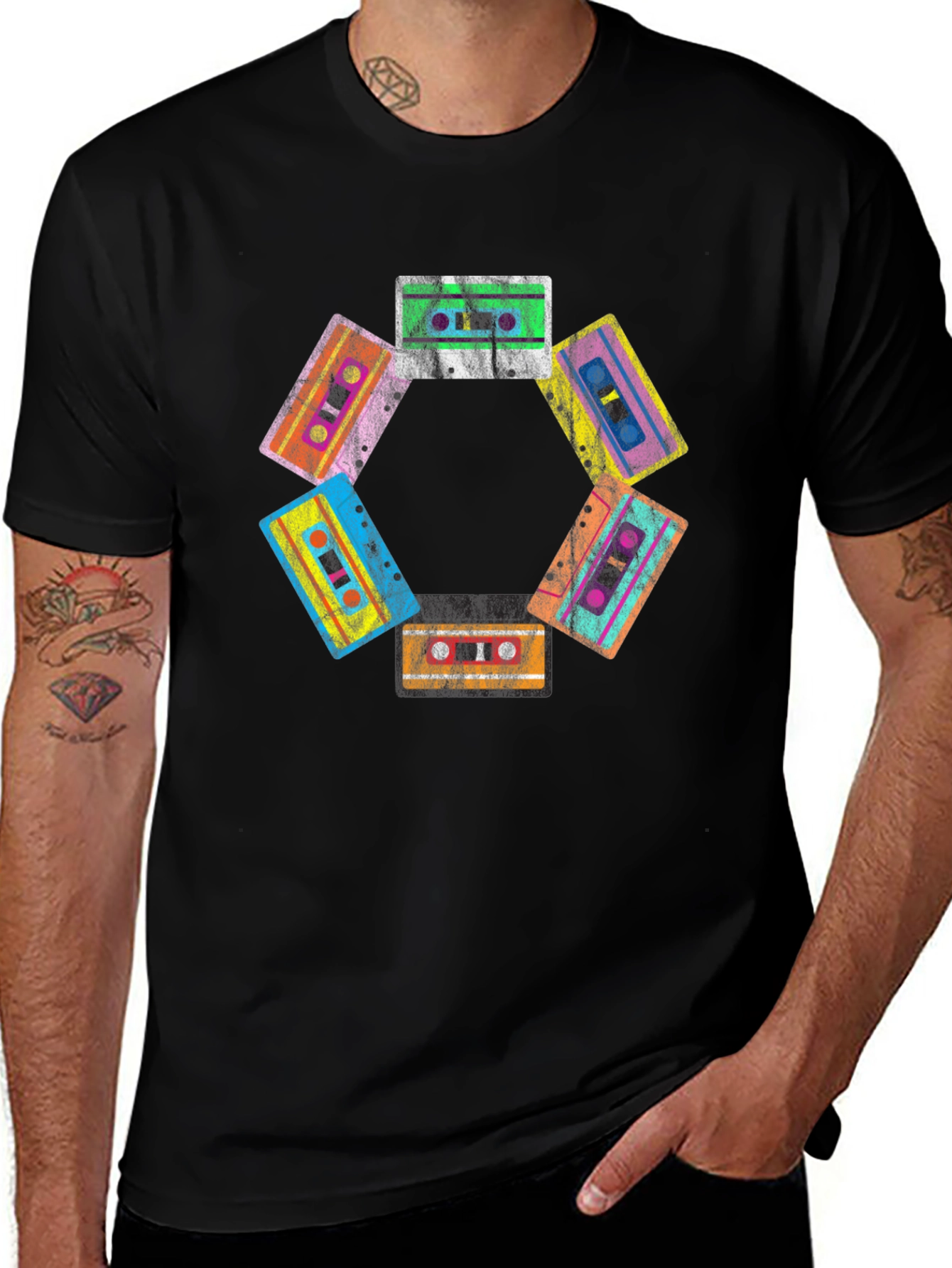 Retro Cassette Tape Graphic Tee