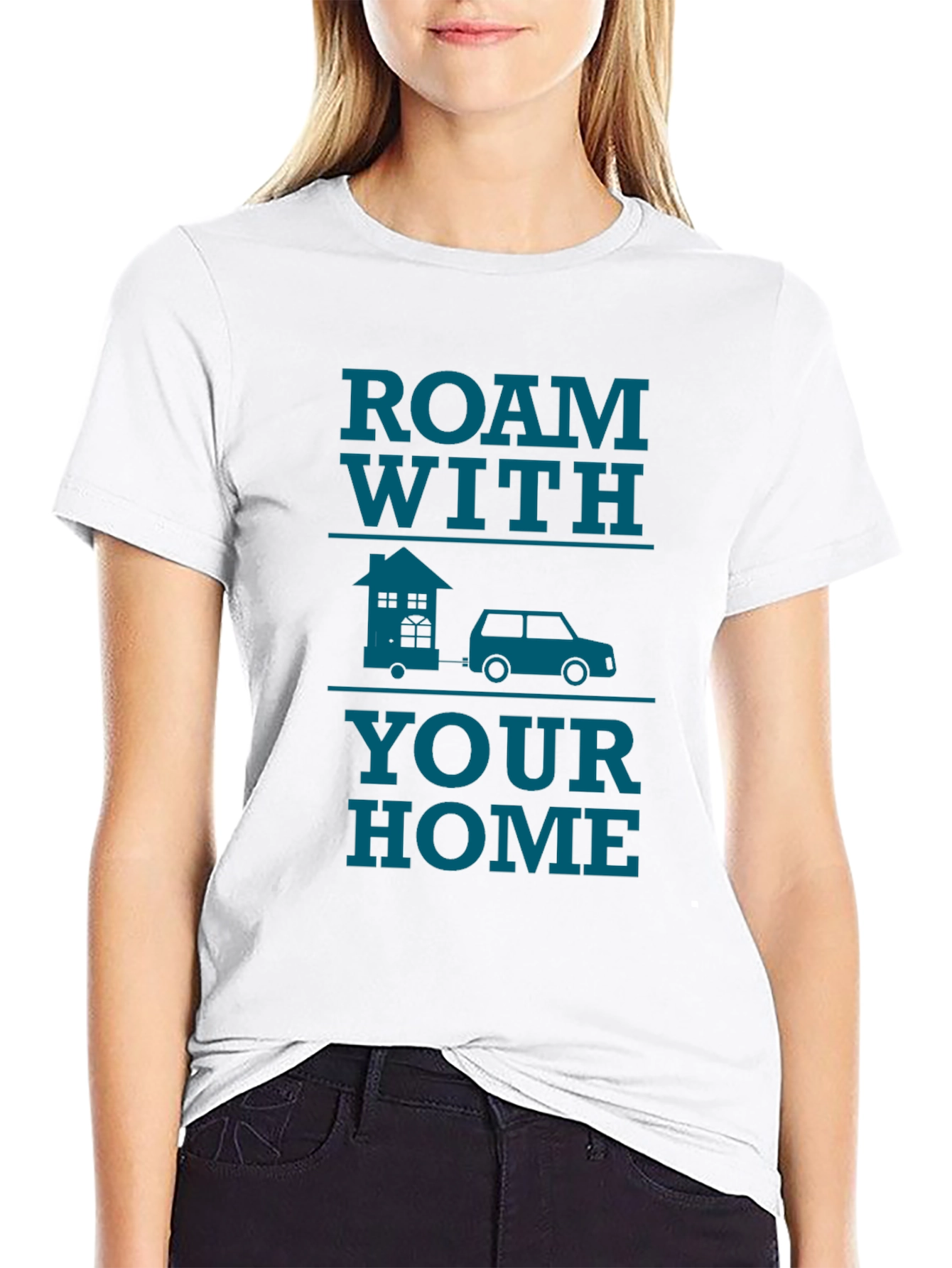 Roam With Your Home Graphic T-Shirt