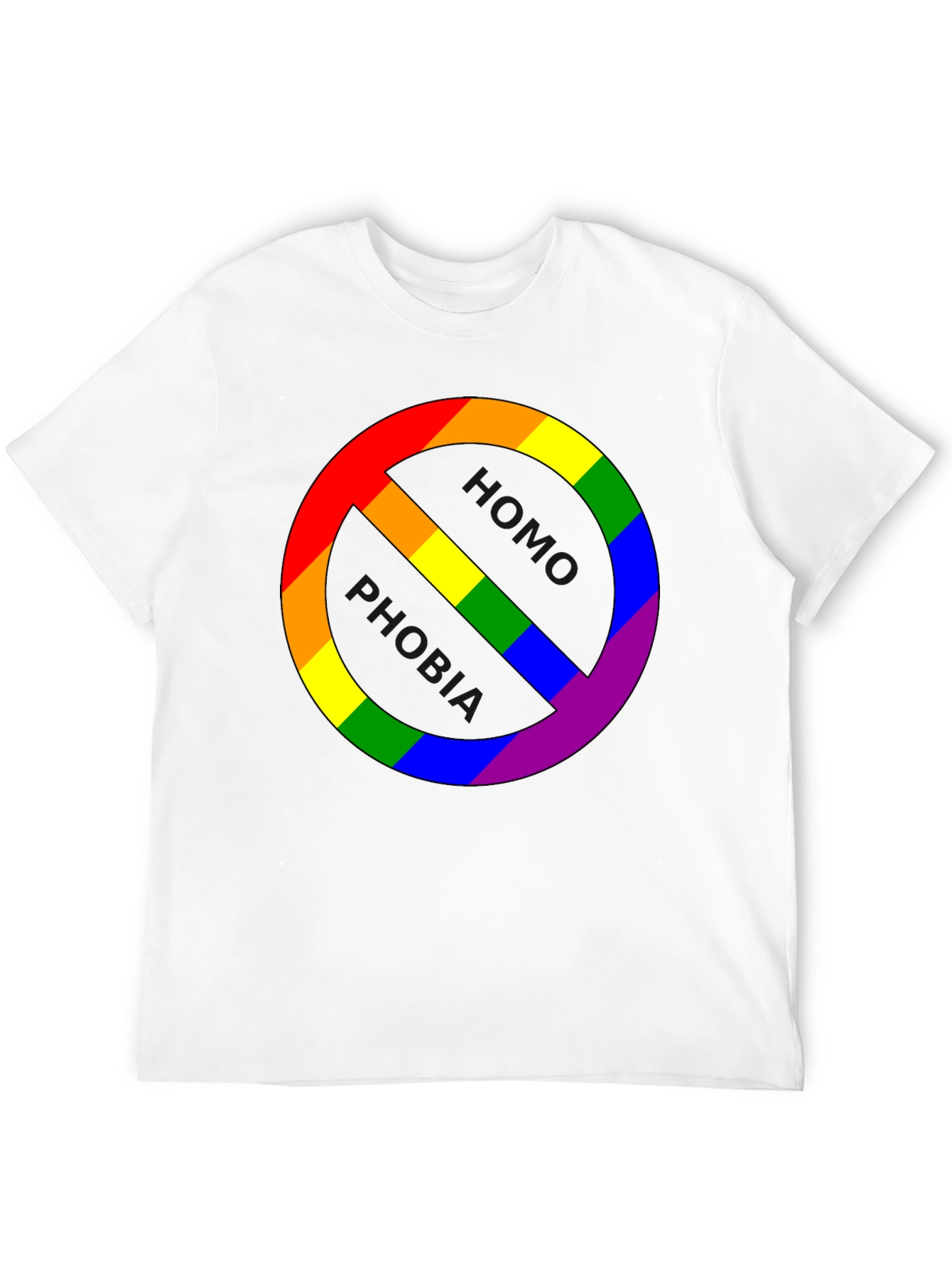 LGBTQ+ Pride T-Shirt - Rainbow Symbol