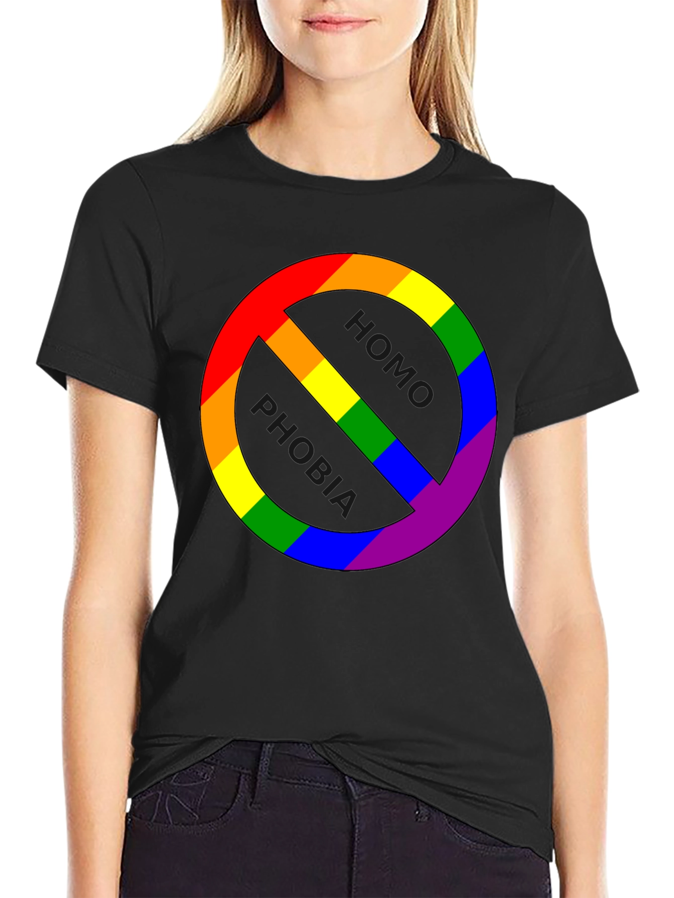 LGBTQ+ Pride T-Shirt - Rainbow Symbol