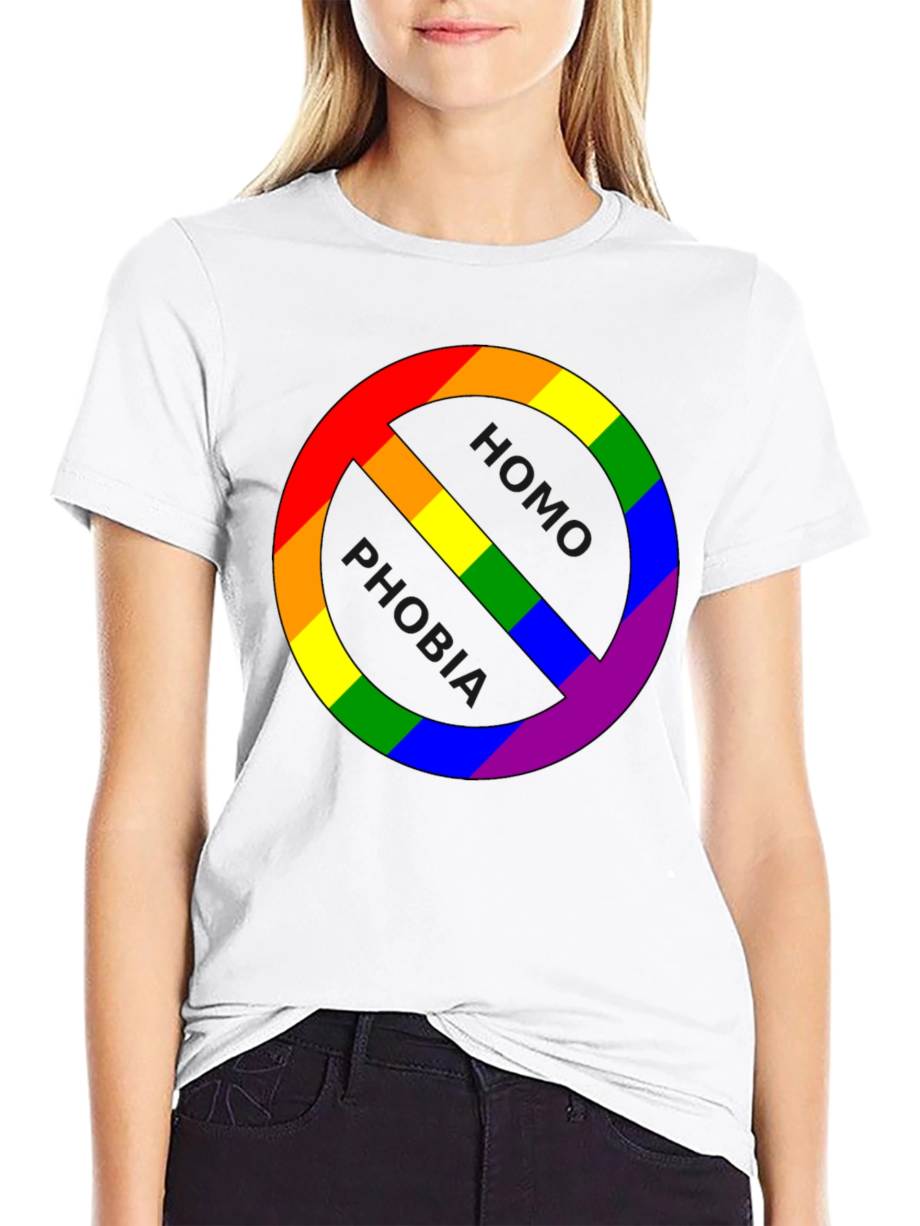 LGBTQ+ Pride T-Shirt - Rainbow Symbol