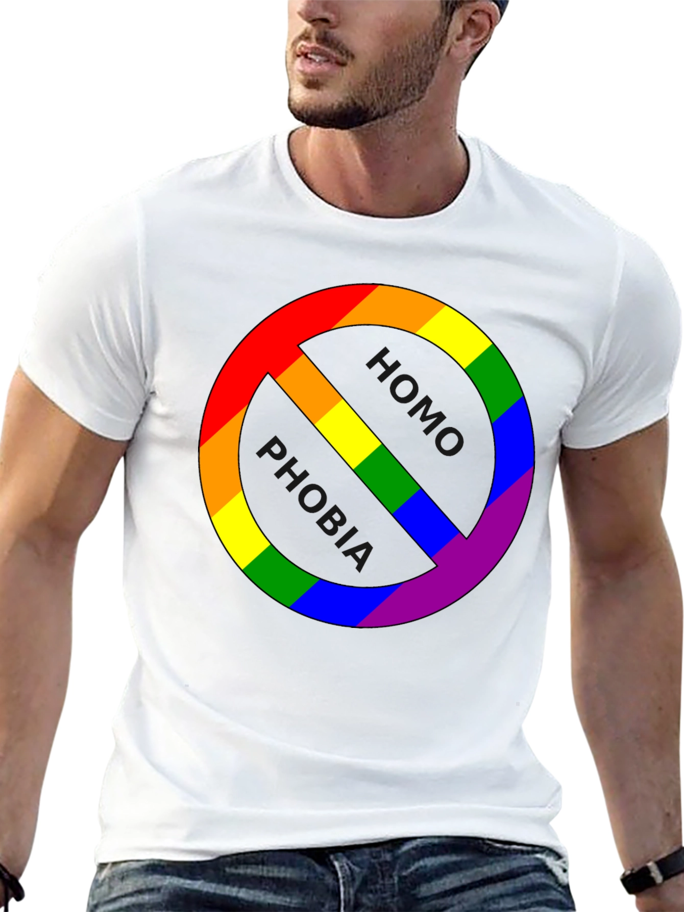 LGBTQ+ Pride T-Shirt - Rainbow Symbol
