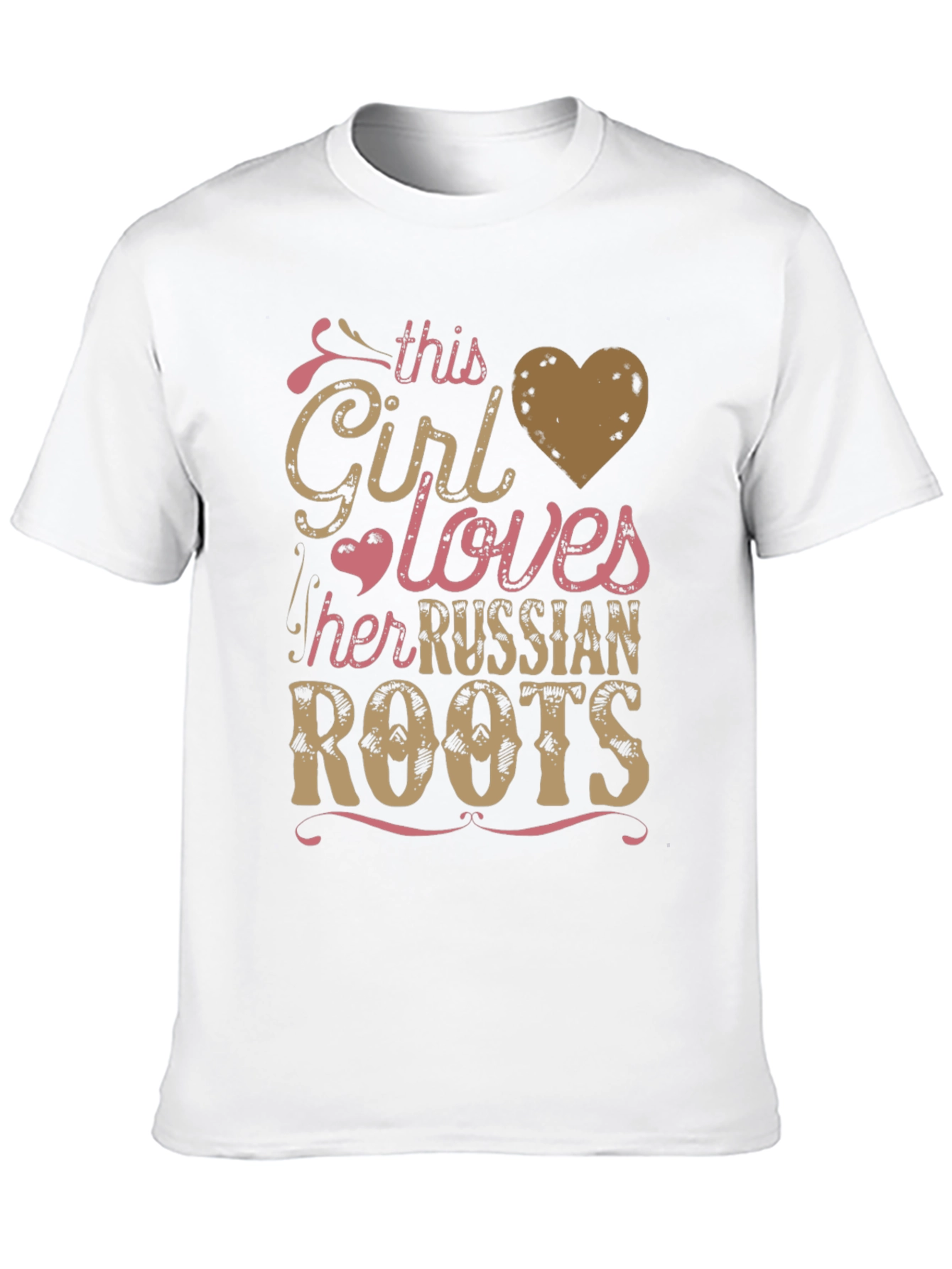 Russian Roots T-Shirt - Girl Loves Russia Tee