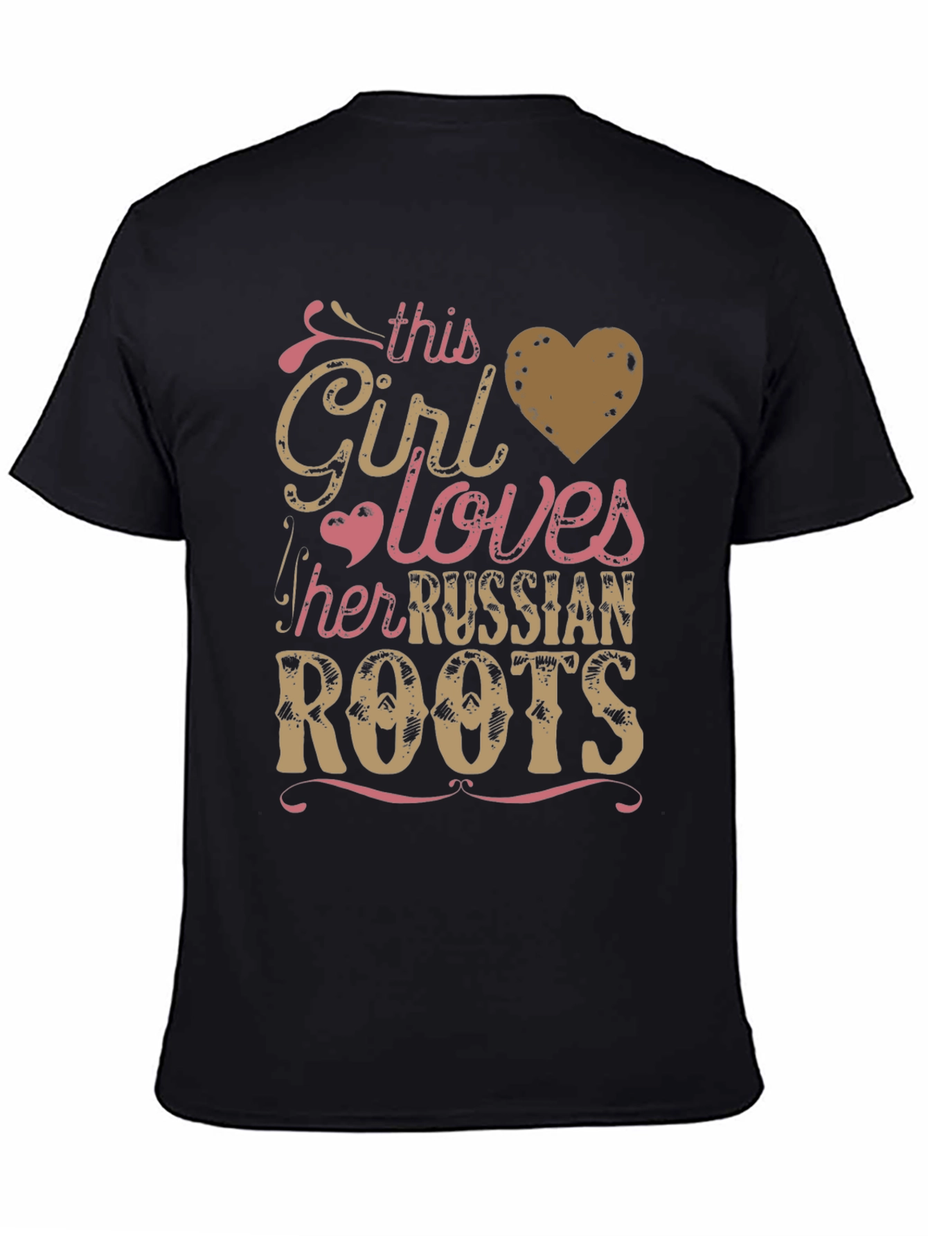 Russian Roots T-Shirt - Girl Loves Russia Tee