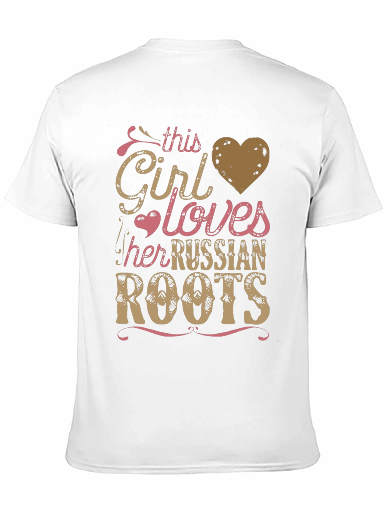 Russian Roots T-Shirt - Girl Loves Russia Tee