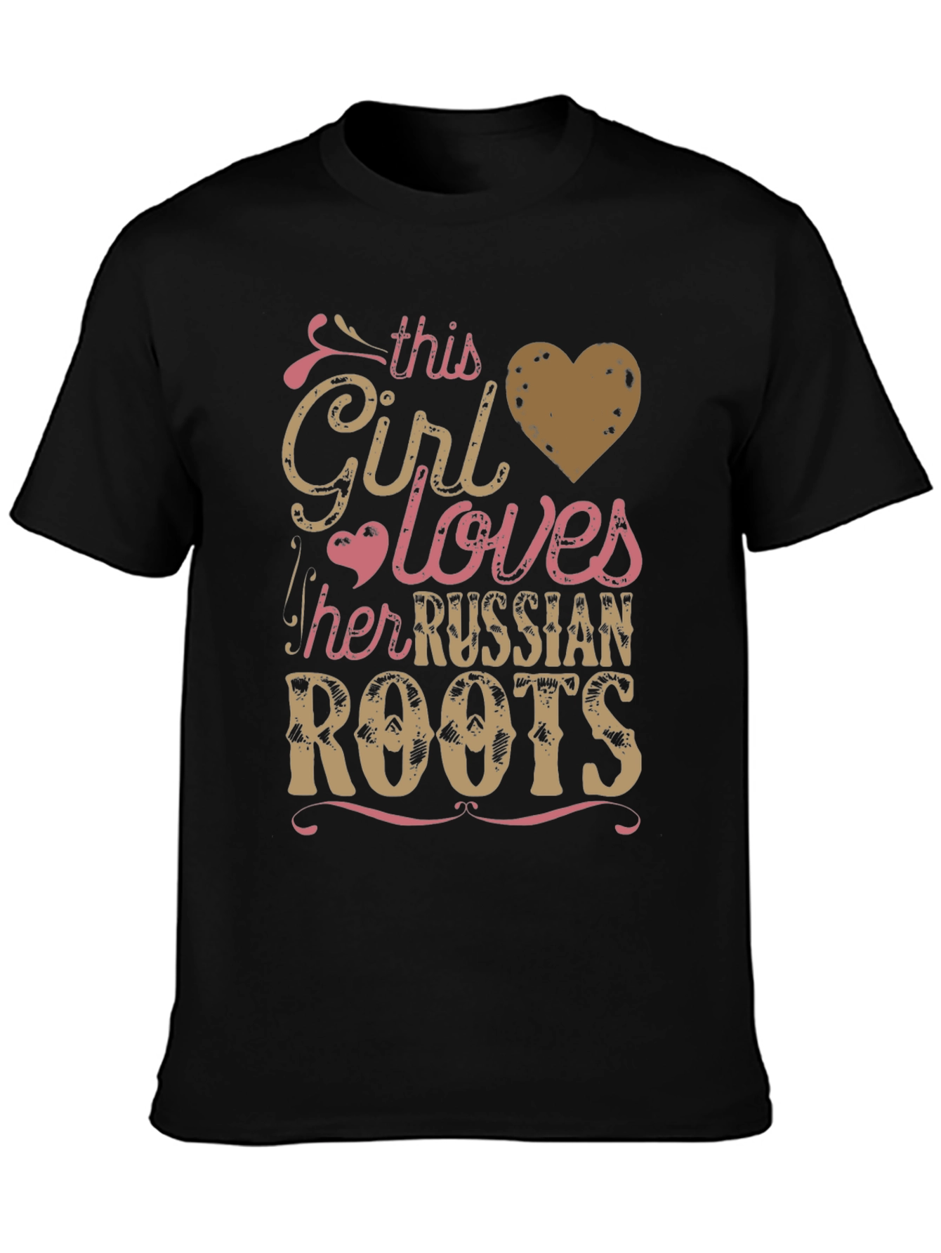 Russian Roots T-Shirt - Girl Loves Russia Tee