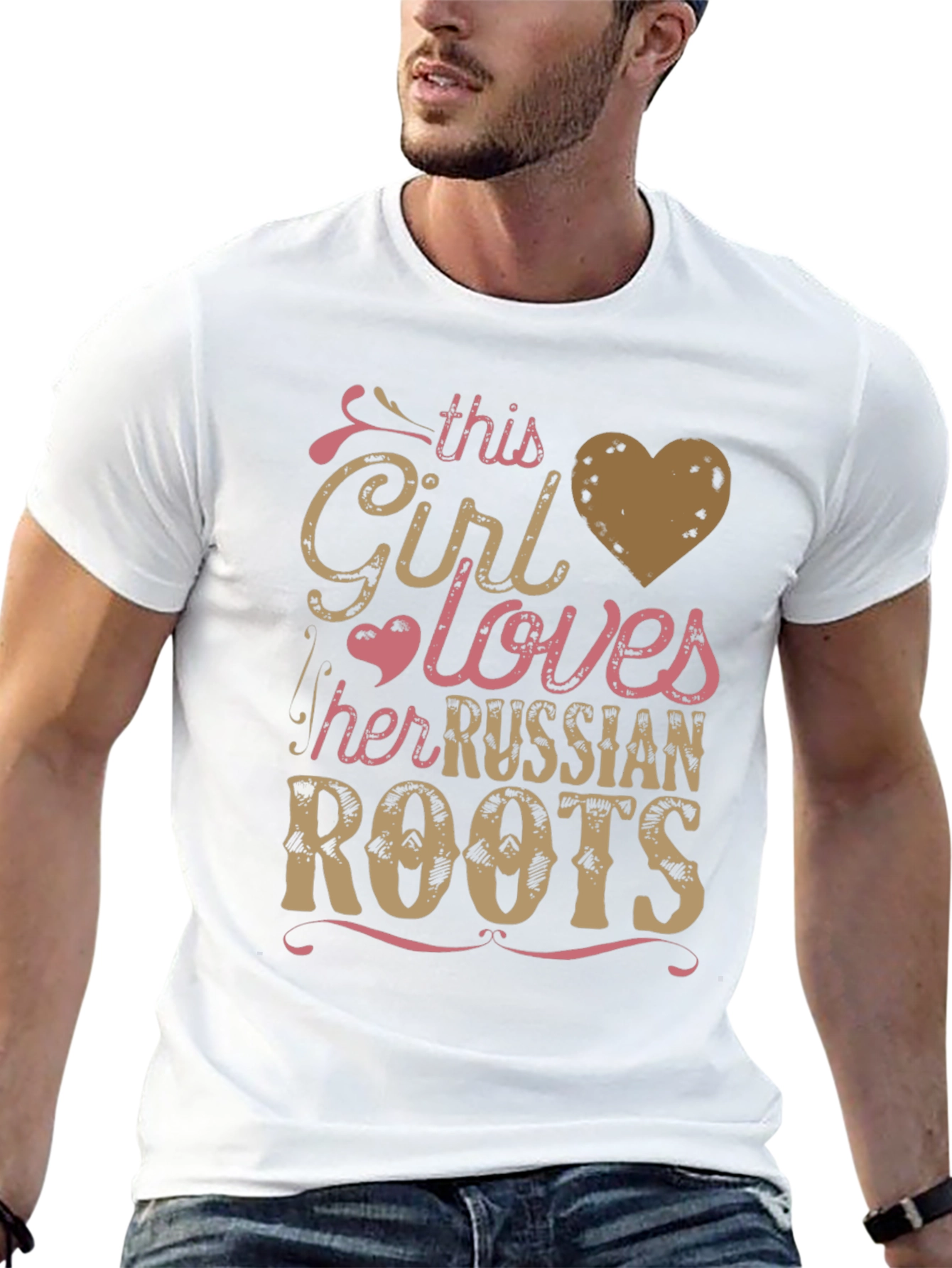 Russian Roots T-Shirt - Girl Loves Russia Tee