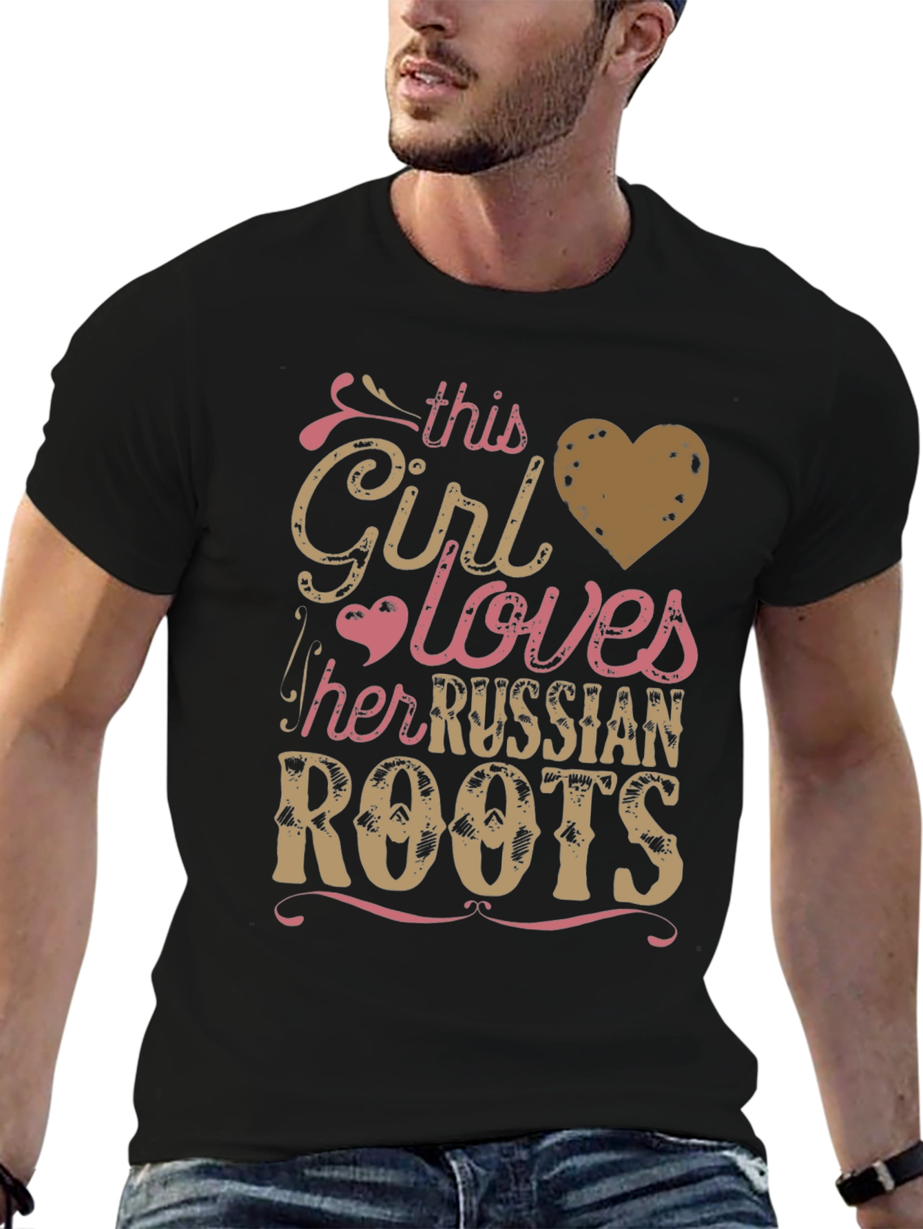 Russian Roots T-Shirt - Girl Loves Russia Tee