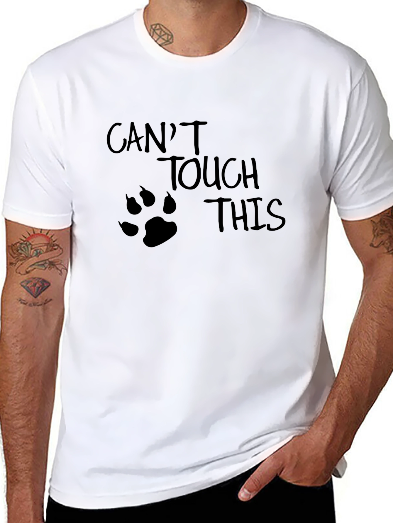 Cant Touch This T-Shirt - Novelty Graphic Tee