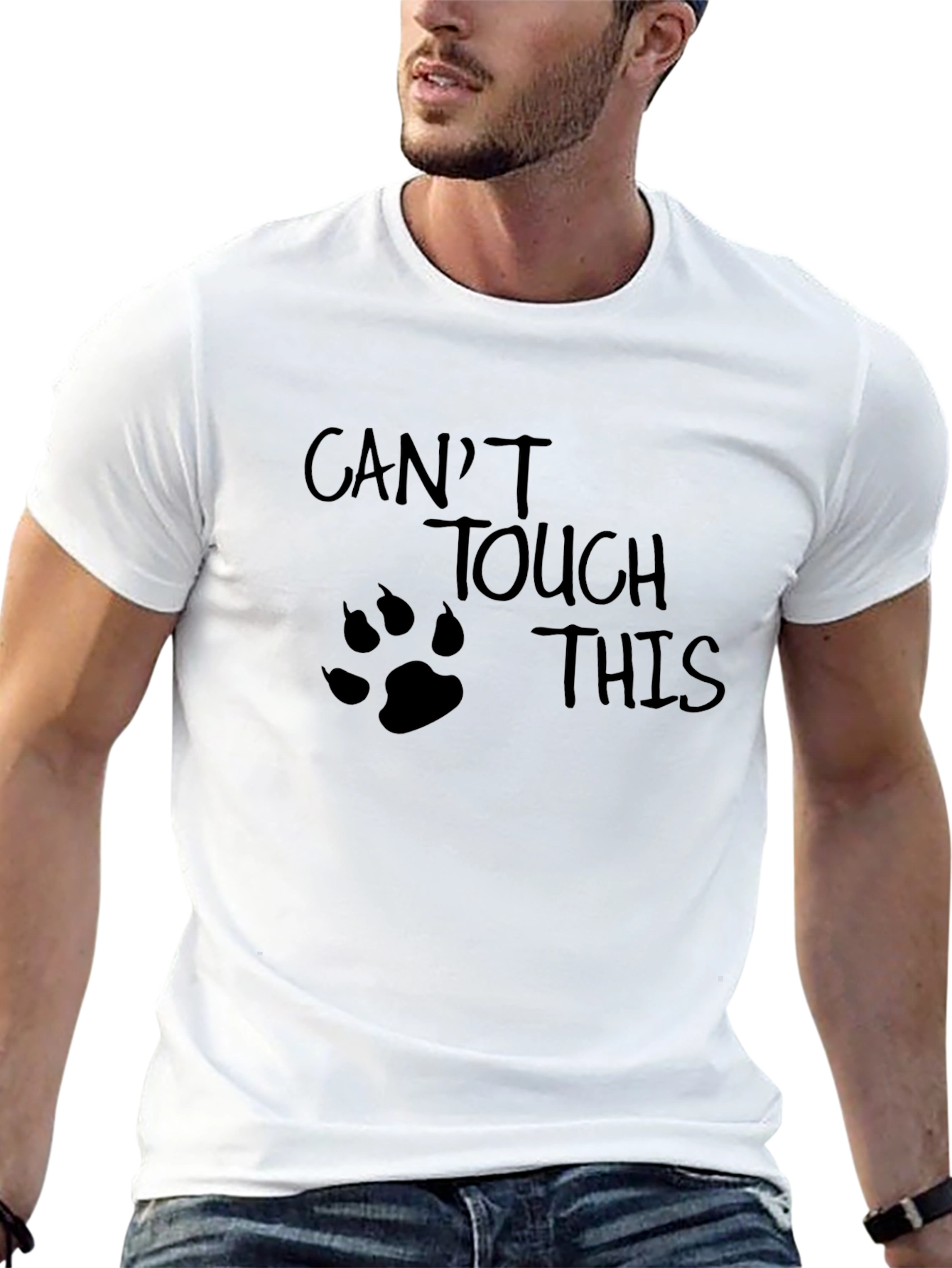 Cant Touch This T-Shirt - Novelty Graphic Tee