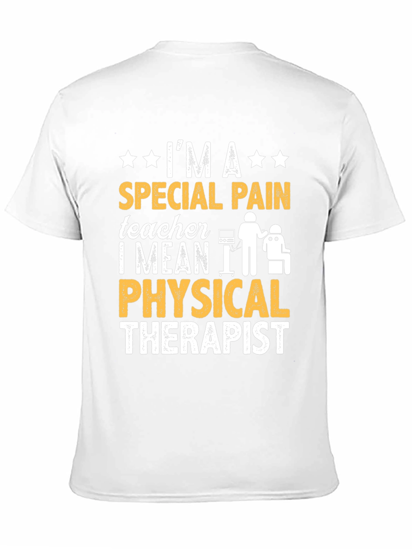 Special Pain Teacher Physical Therapist Black T-Shirt