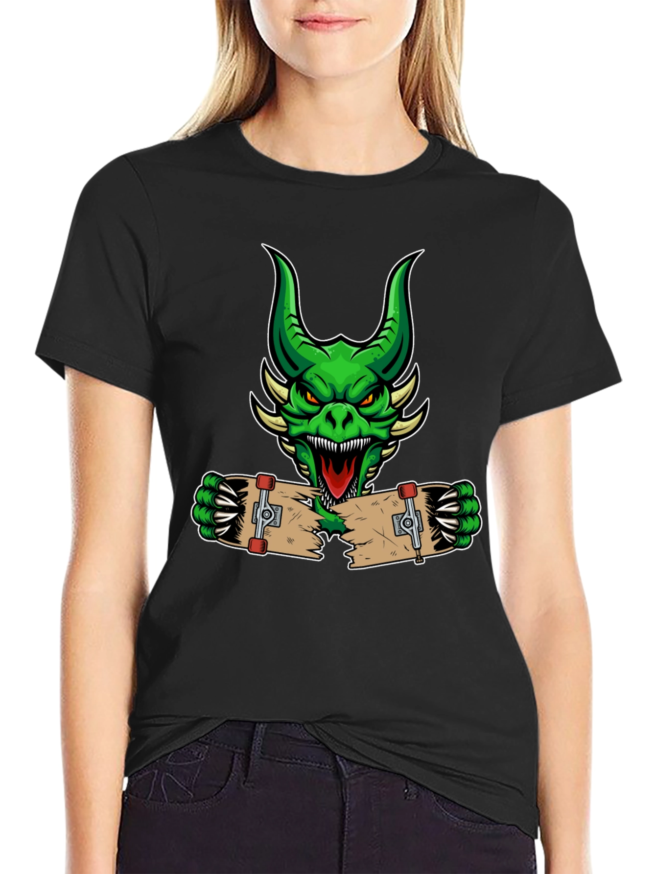 Dragon Skateboard Graphic Tee