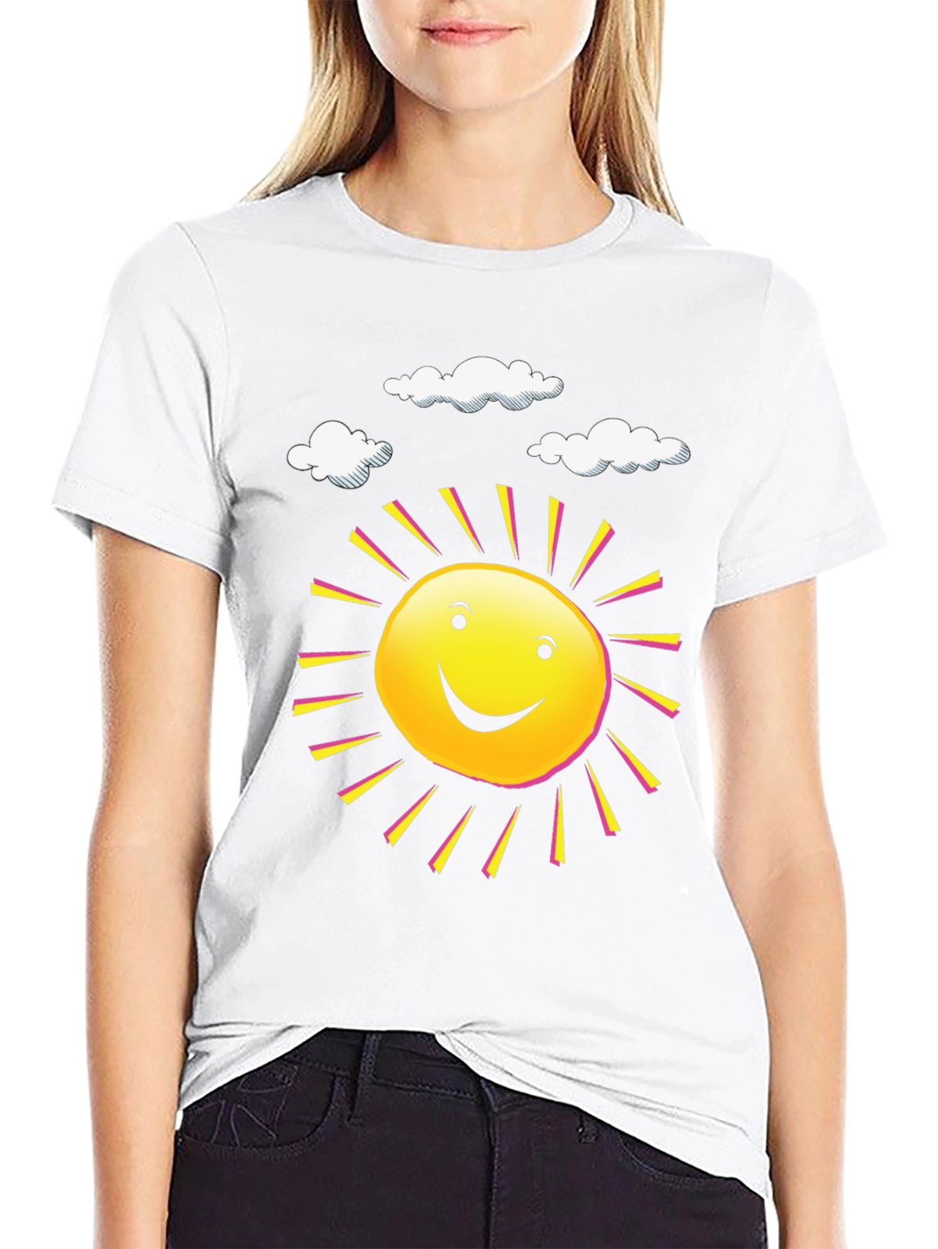 Sunny Day Graphic Tee - Happy Sun T-Shirt