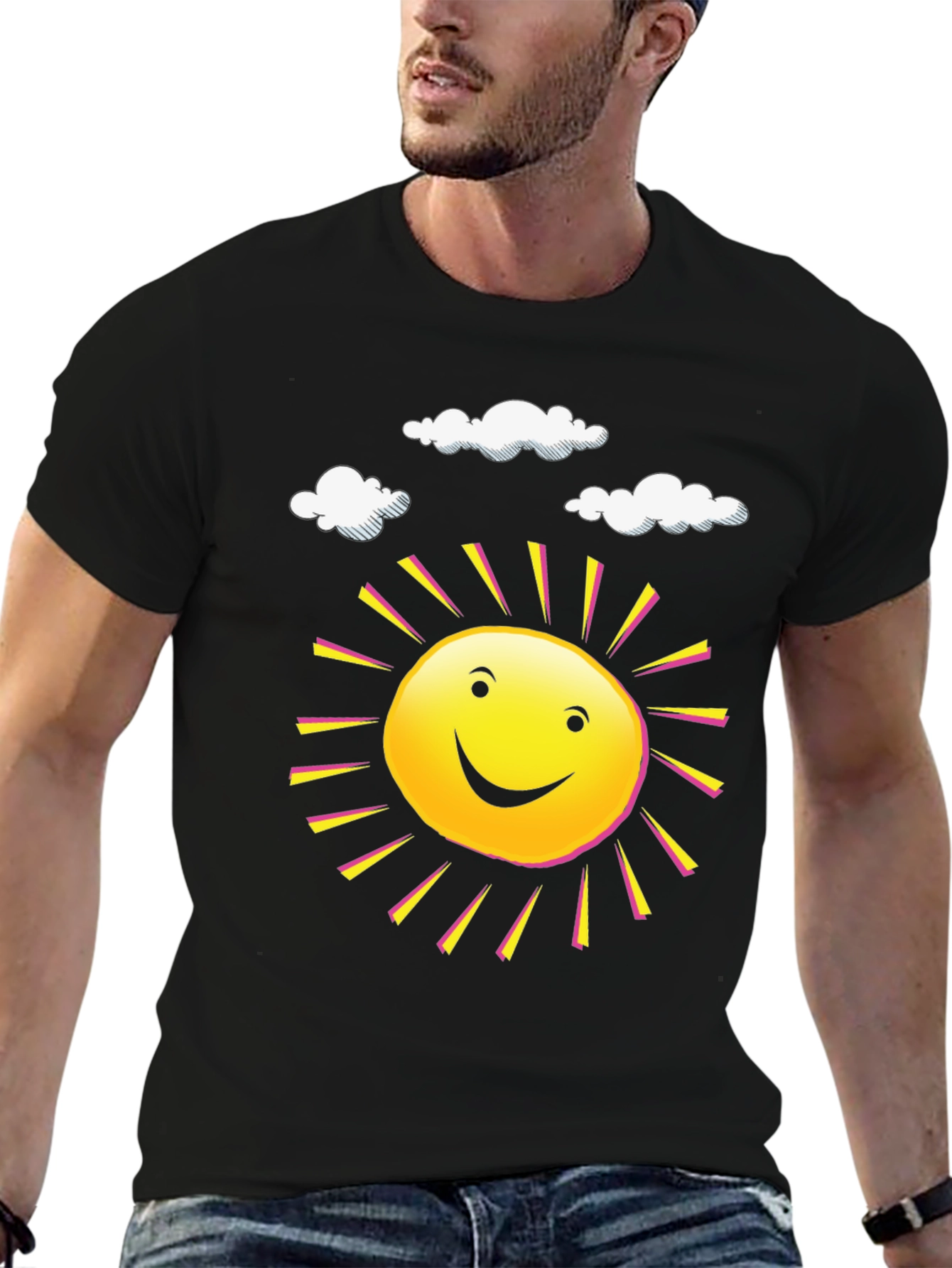 Sunny Day Graphic Tee - Happy Sun T-Shirt