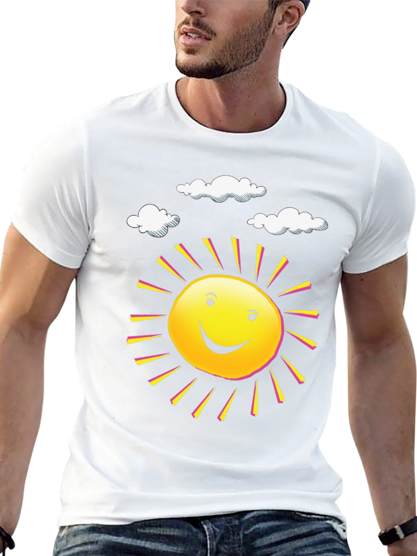 Sunny Day Graphic Tee - Happy Sun T-Shirt