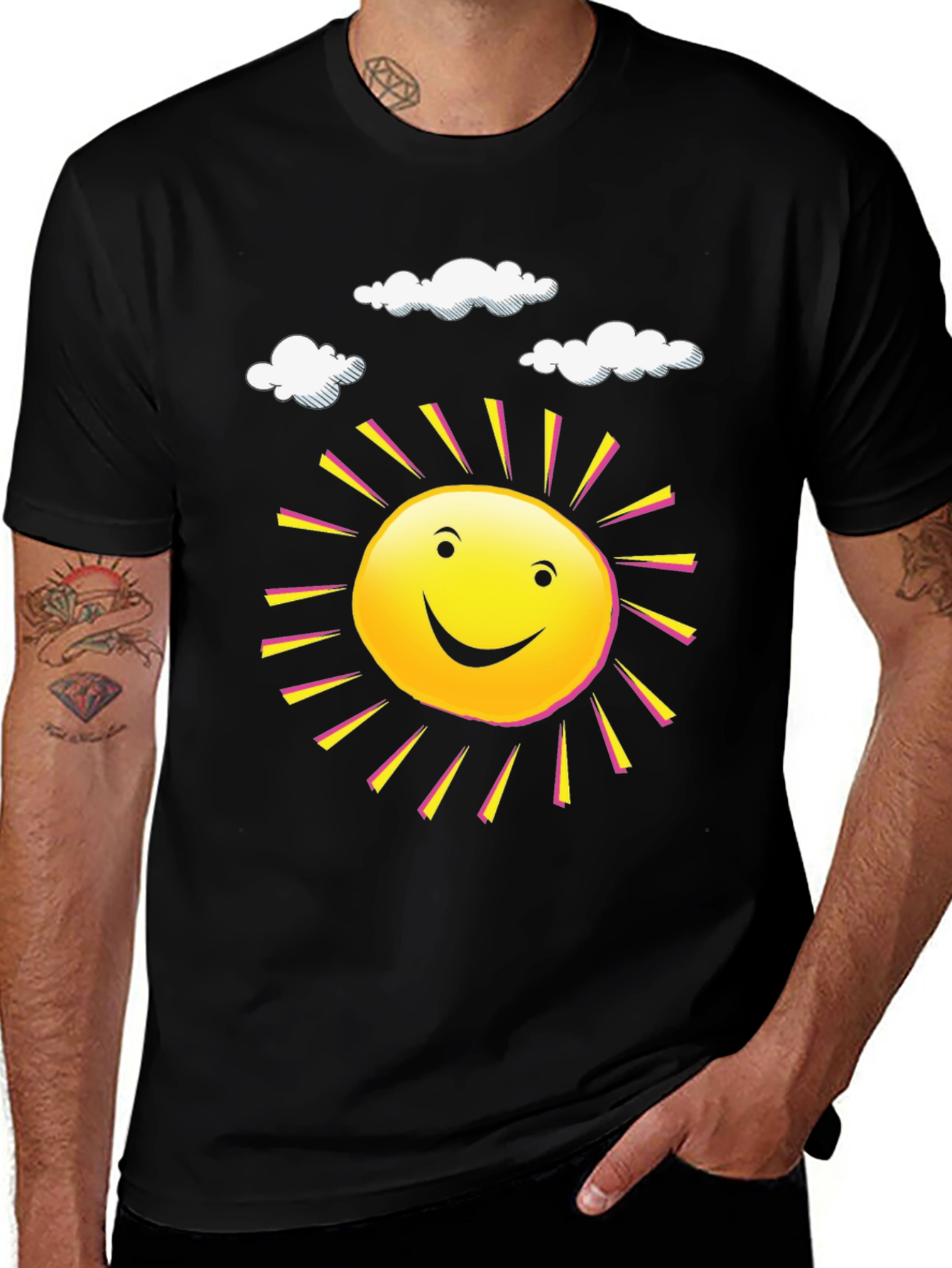 Sunny Day Graphic Tee - Happy Sun T-Shirt
