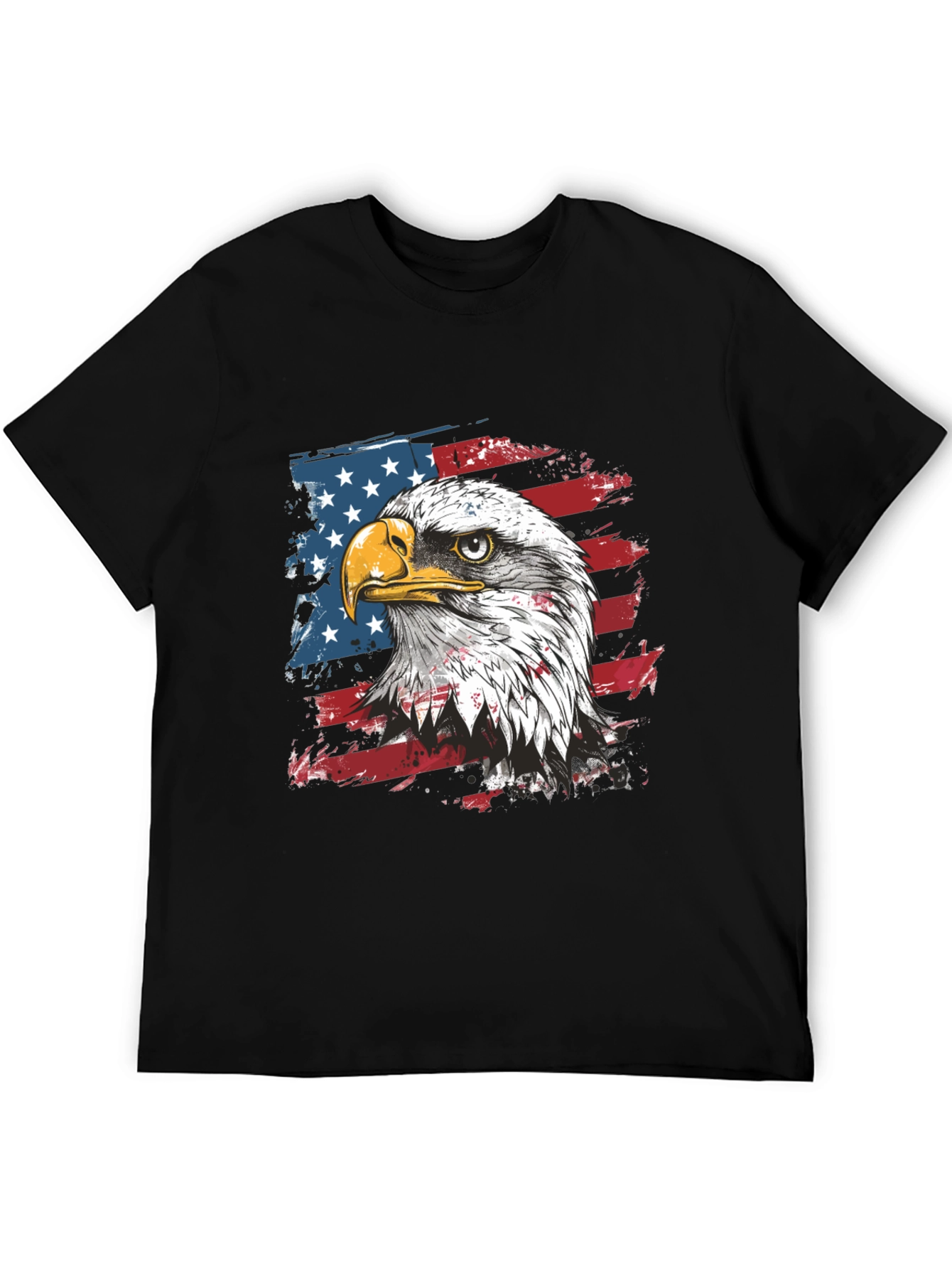 American Eagle Flag Graphic Tee - Patriotic Style