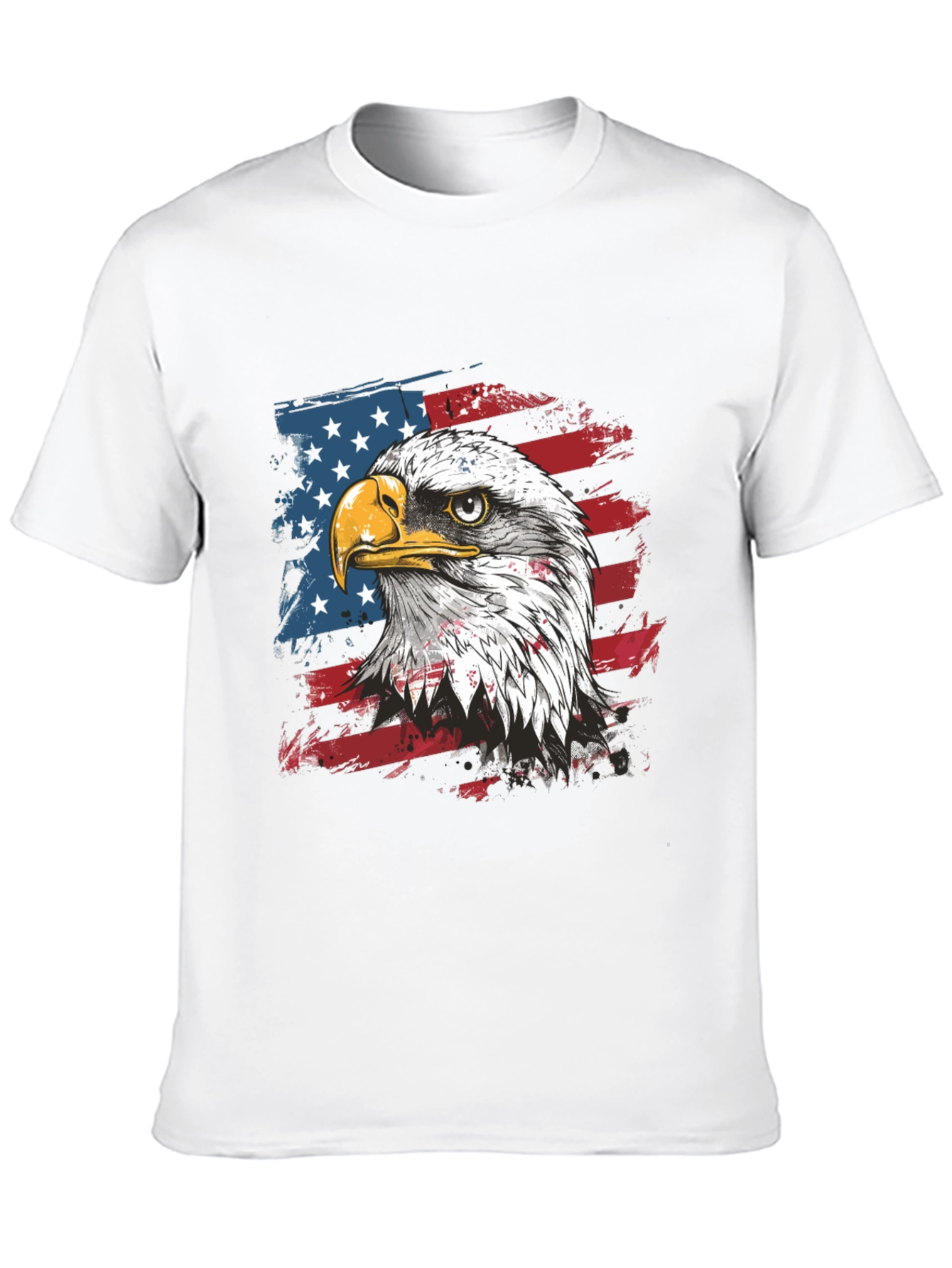 American Eagle Flag Graphic Tee - Patriotic Style