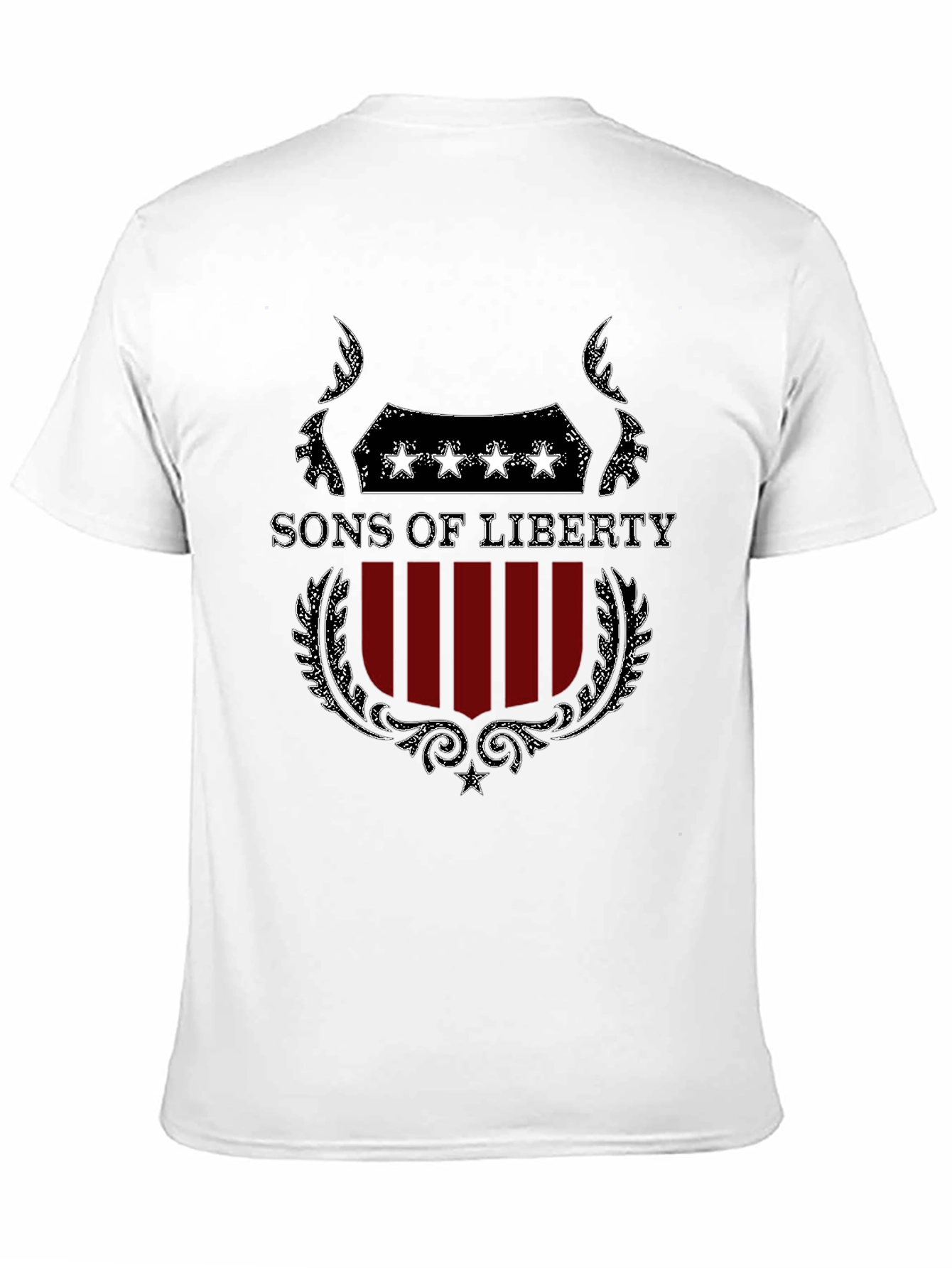 Sons of Liberty Graphic T-Shirt - Patriotic Design