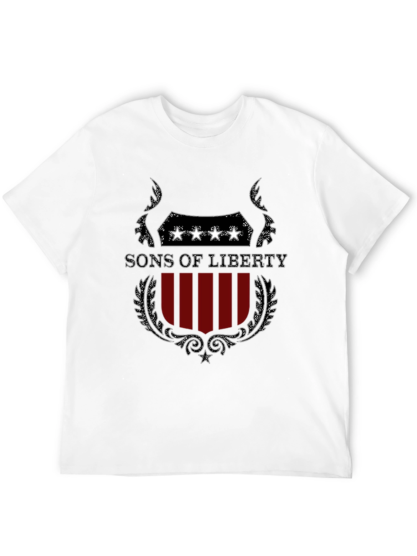 Sons of Liberty Graphic T-Shirt - Patriotic Design