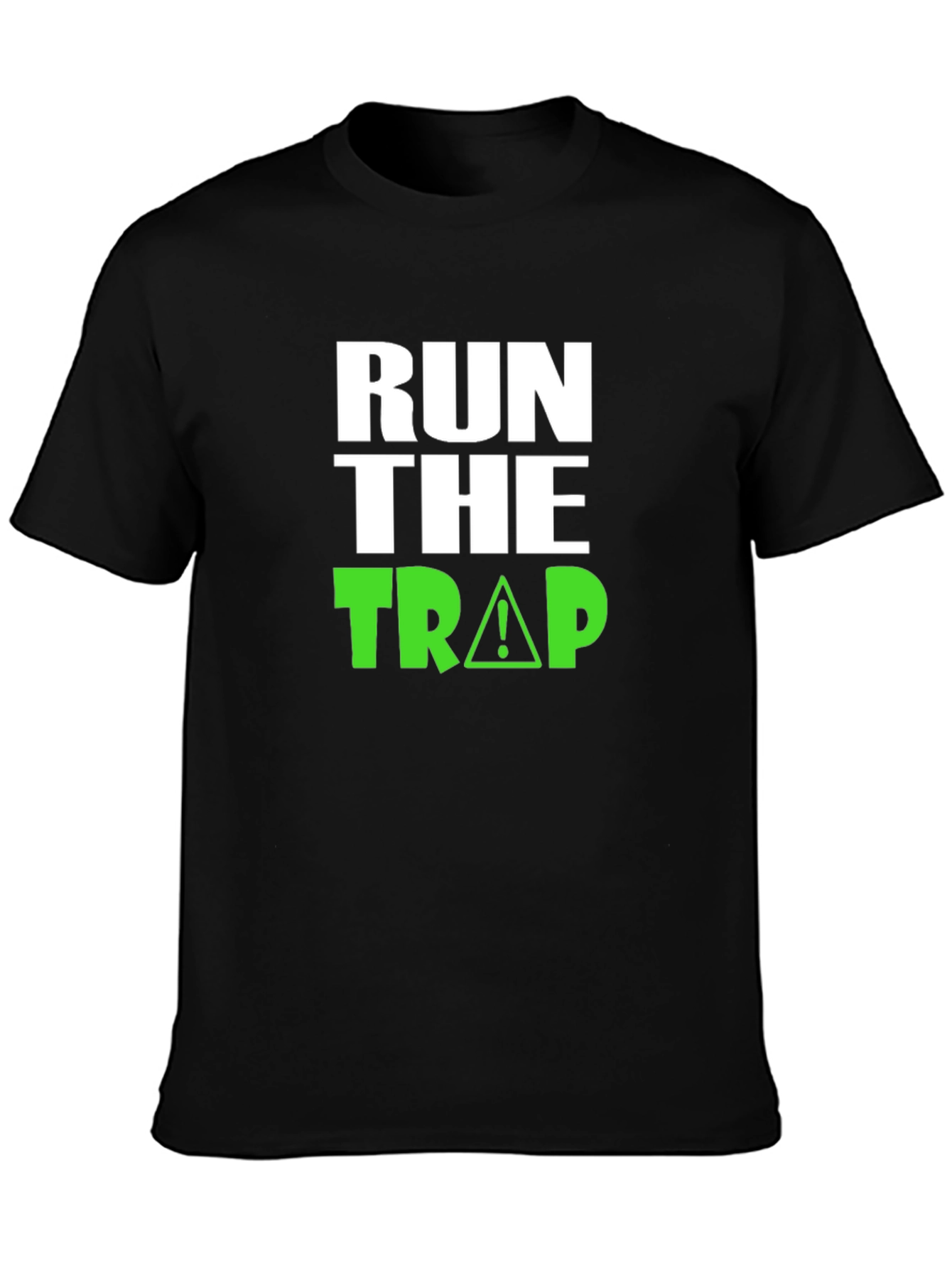 Run The Trap Graphic Tee - Black